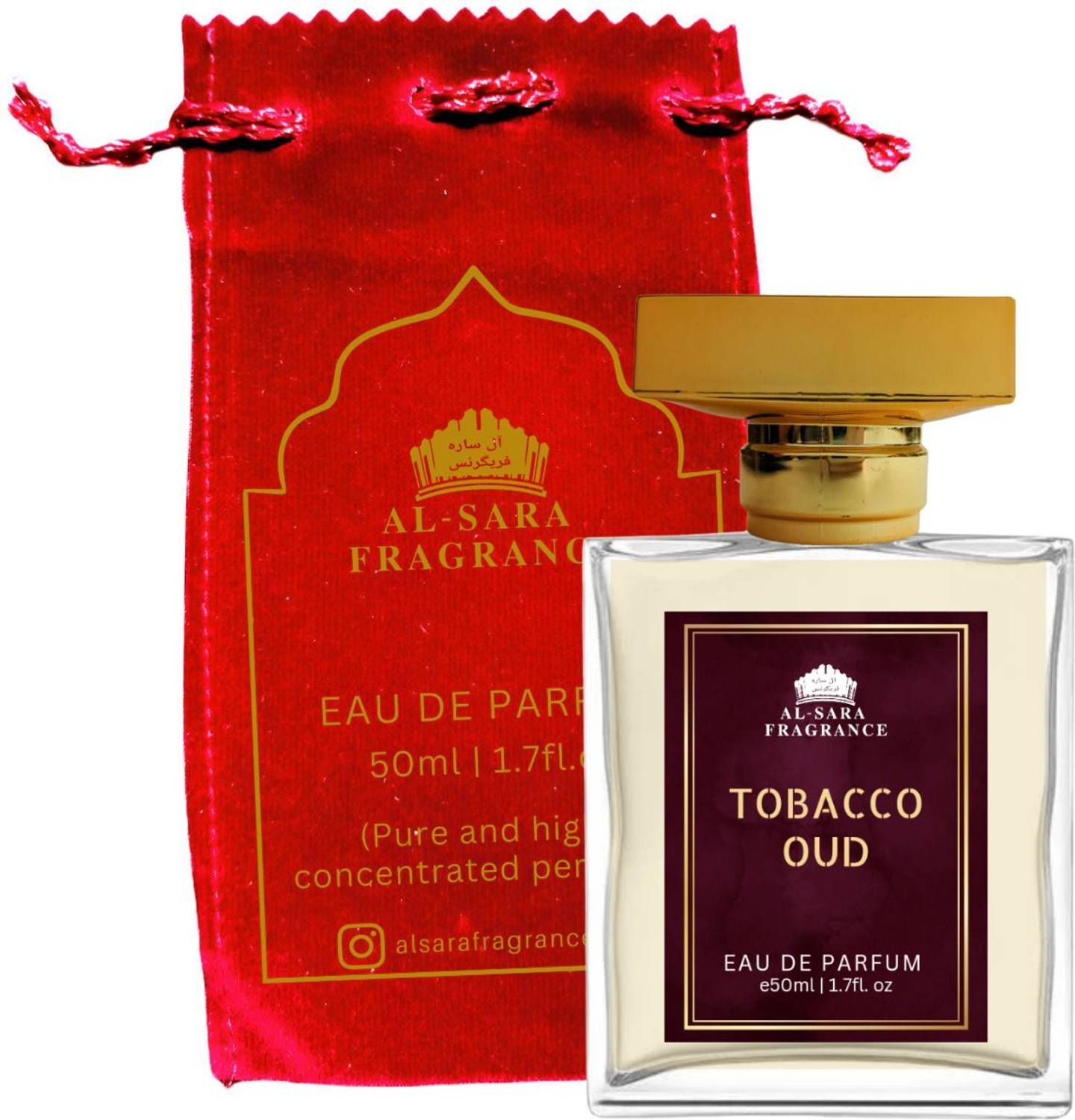 Al Sara Fragrance Tobacco Oud 50ml Extrait De Parfum - Image 2