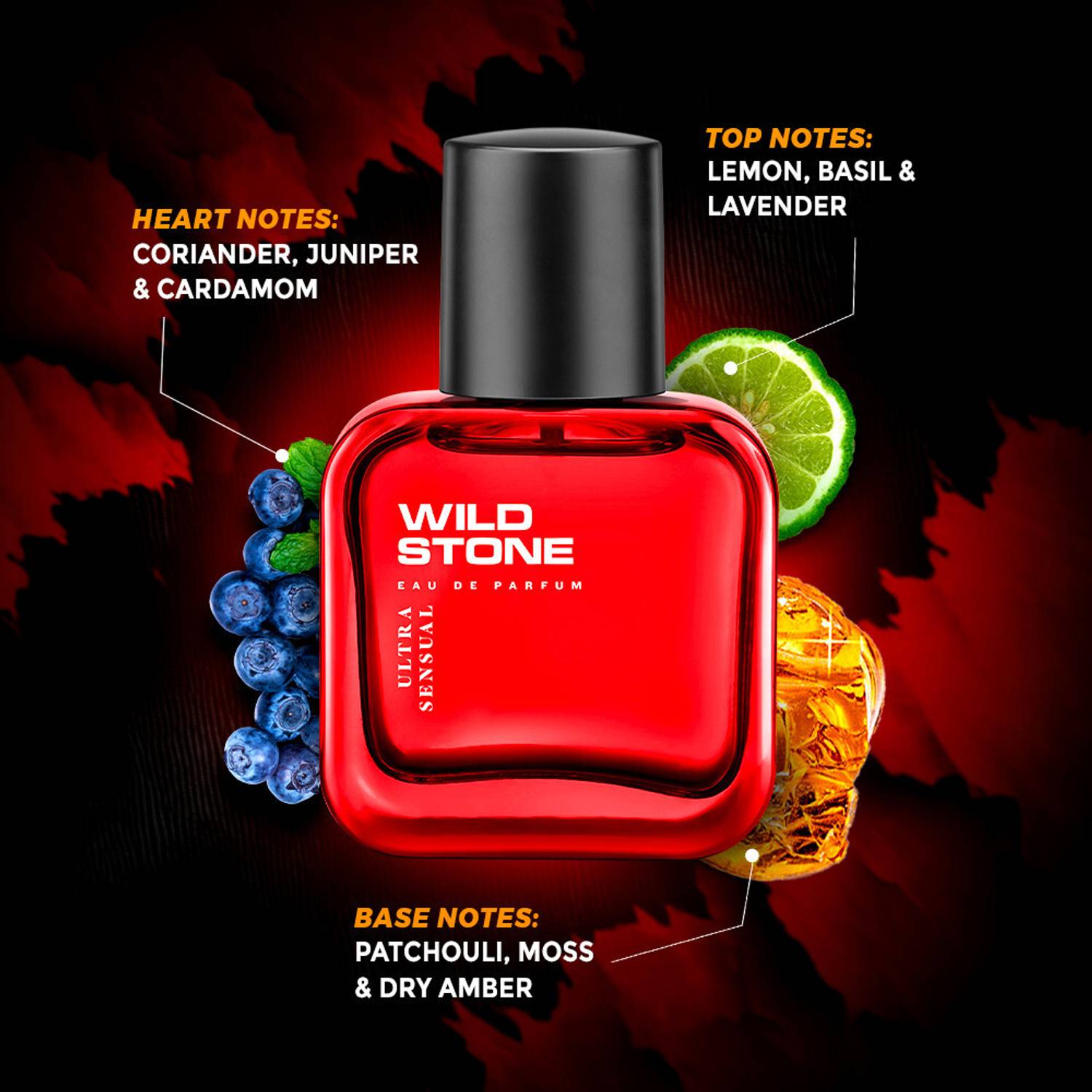 Wild Stone Ultra Sensual Perfume for Men 30 ml - Image 2