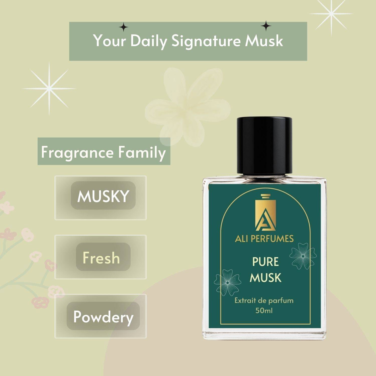 Ali perfumes Pure Musk 50 ml - Image 3