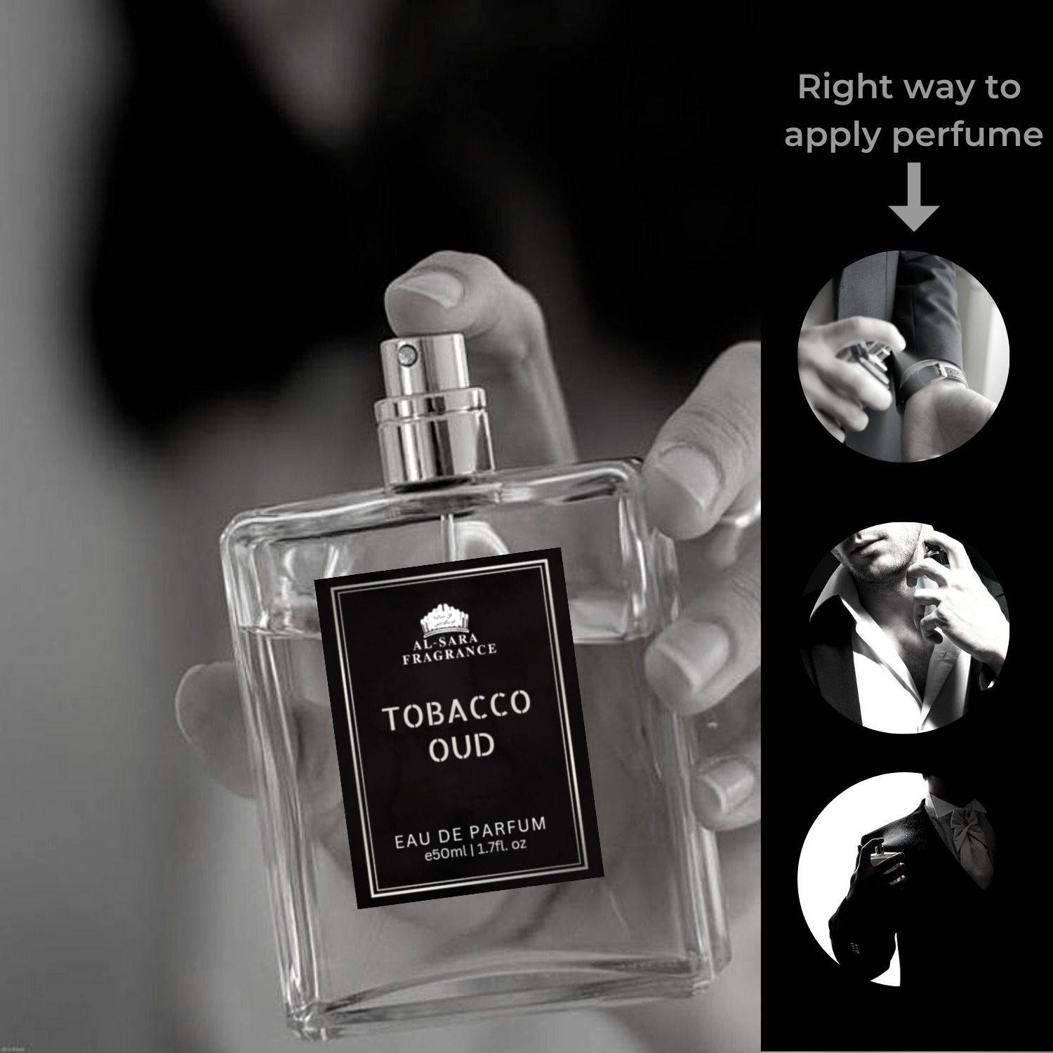 Al Sara Fragrance Tobacco Oud 50ml Extrait De Parfum - Image 4