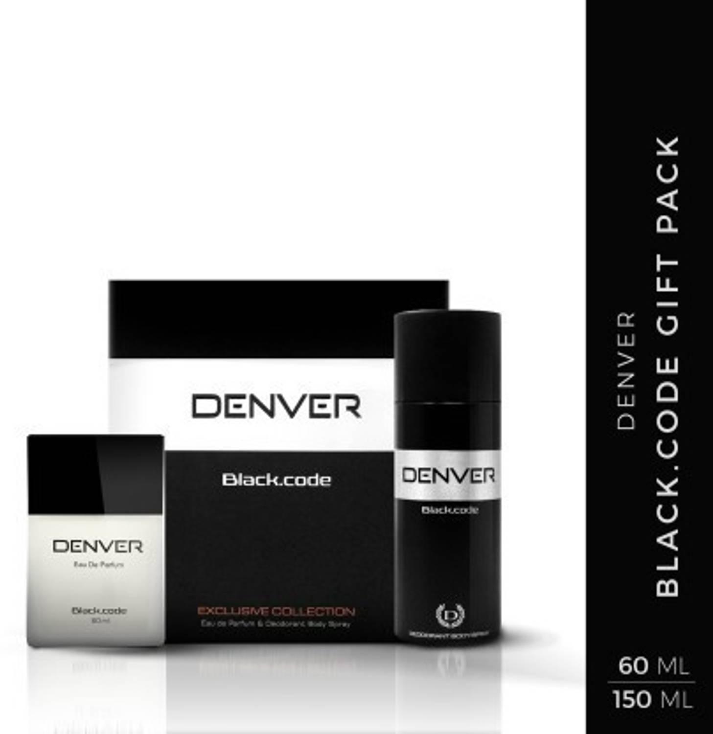 DENVER Black Code Gift Set 60ml+150ml - Image 4