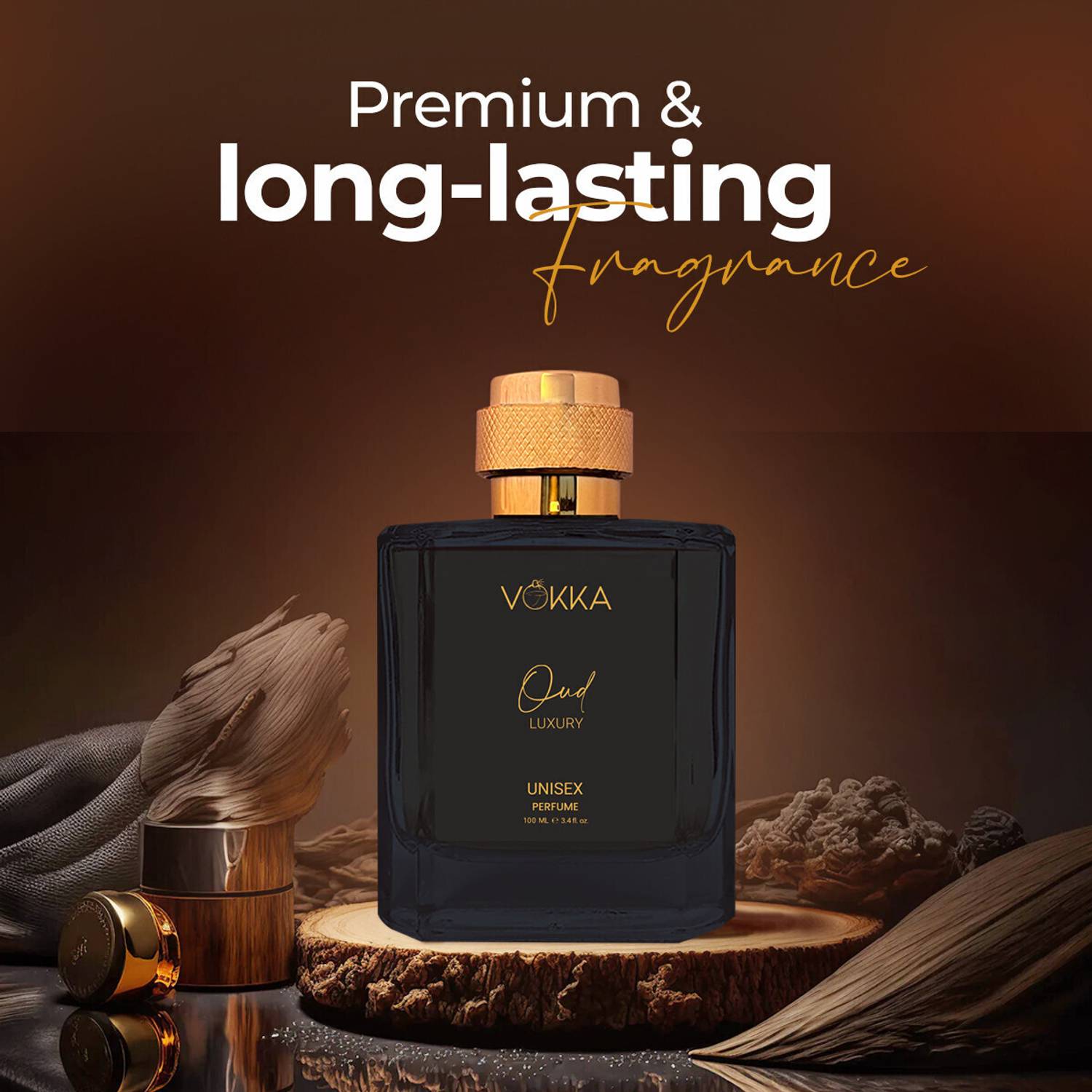 Vokka Oud 100 ml Unisex Perfume - Image 3