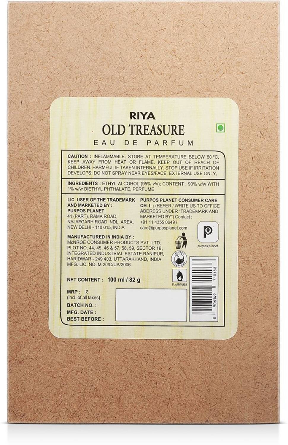 Riya Old Treasure Perfume 100 ml - Image 3