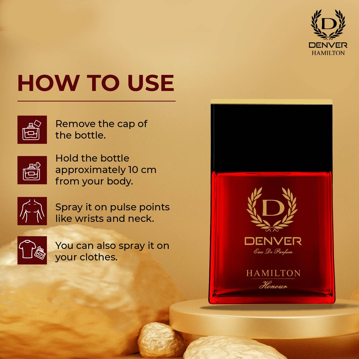 DENVER Honour Eau de Parfum - 70 ml - Image 3