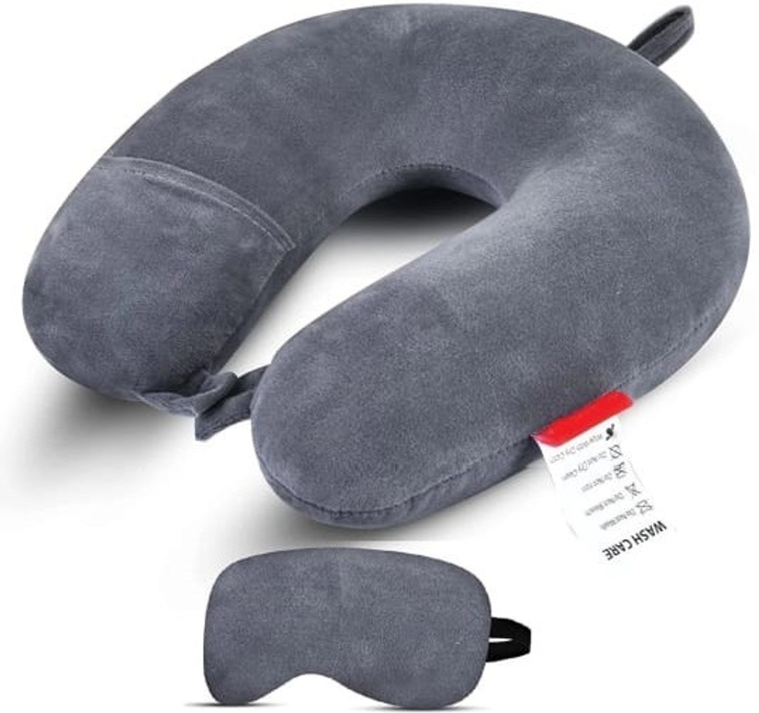 marutibags Polyester Fibre Alphanumeric Travel Pillow Pack of 2