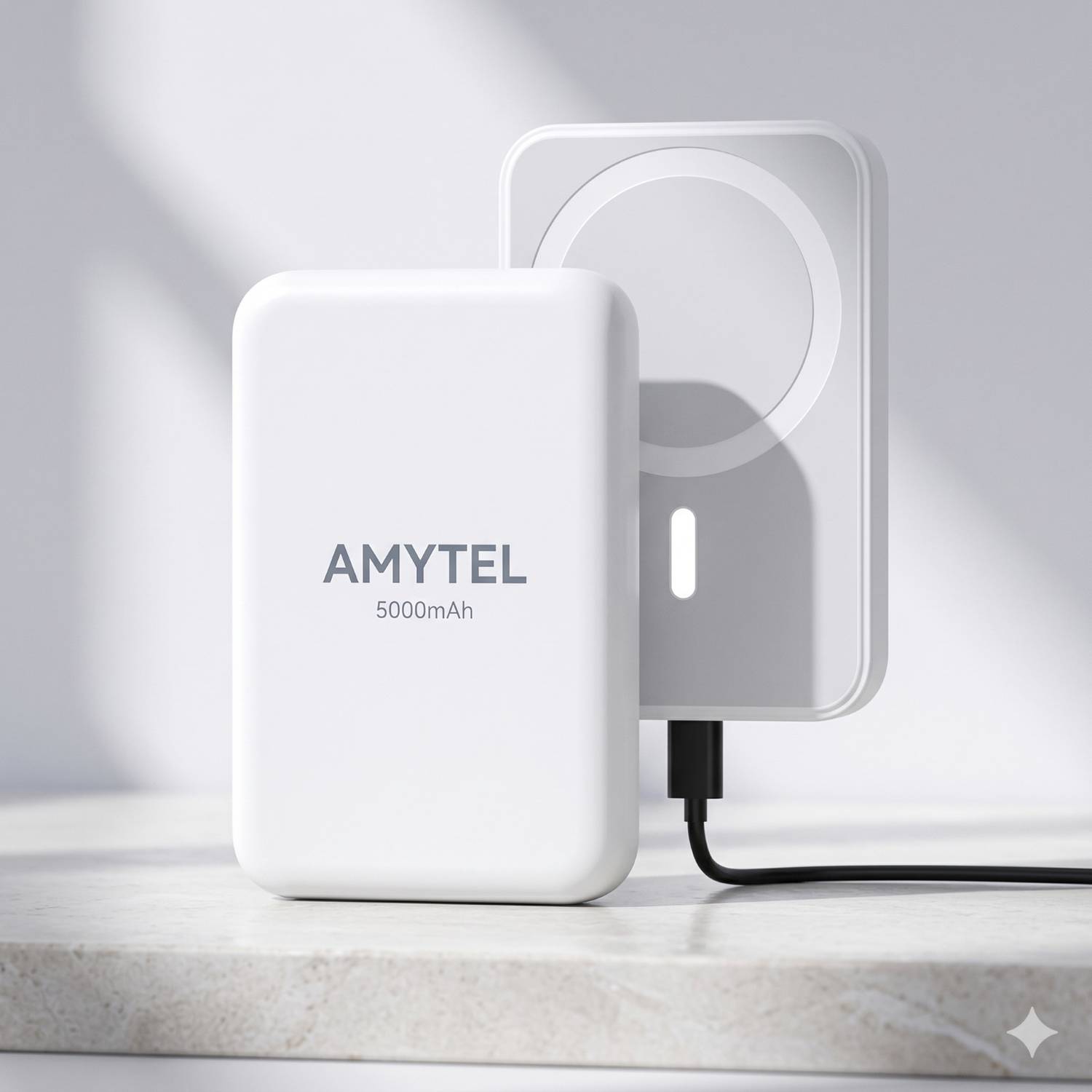 AMYTEL 5060 mAh Wireless Power Bank (5 W, Quick Charge 3.0) - Image 1