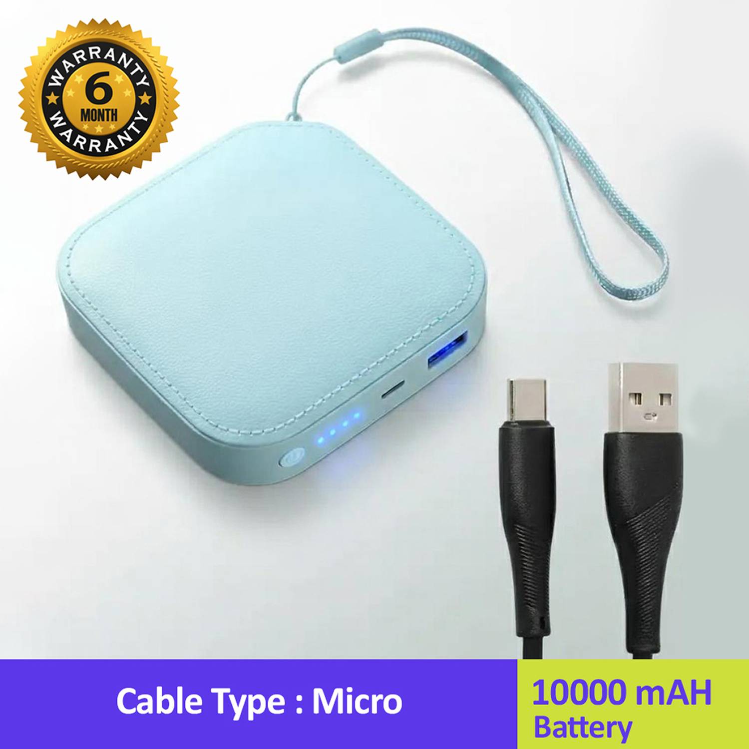 AMYTEL 10000 mAh Power Bank 15W PD 2.0 QC 2.0 - Image 1