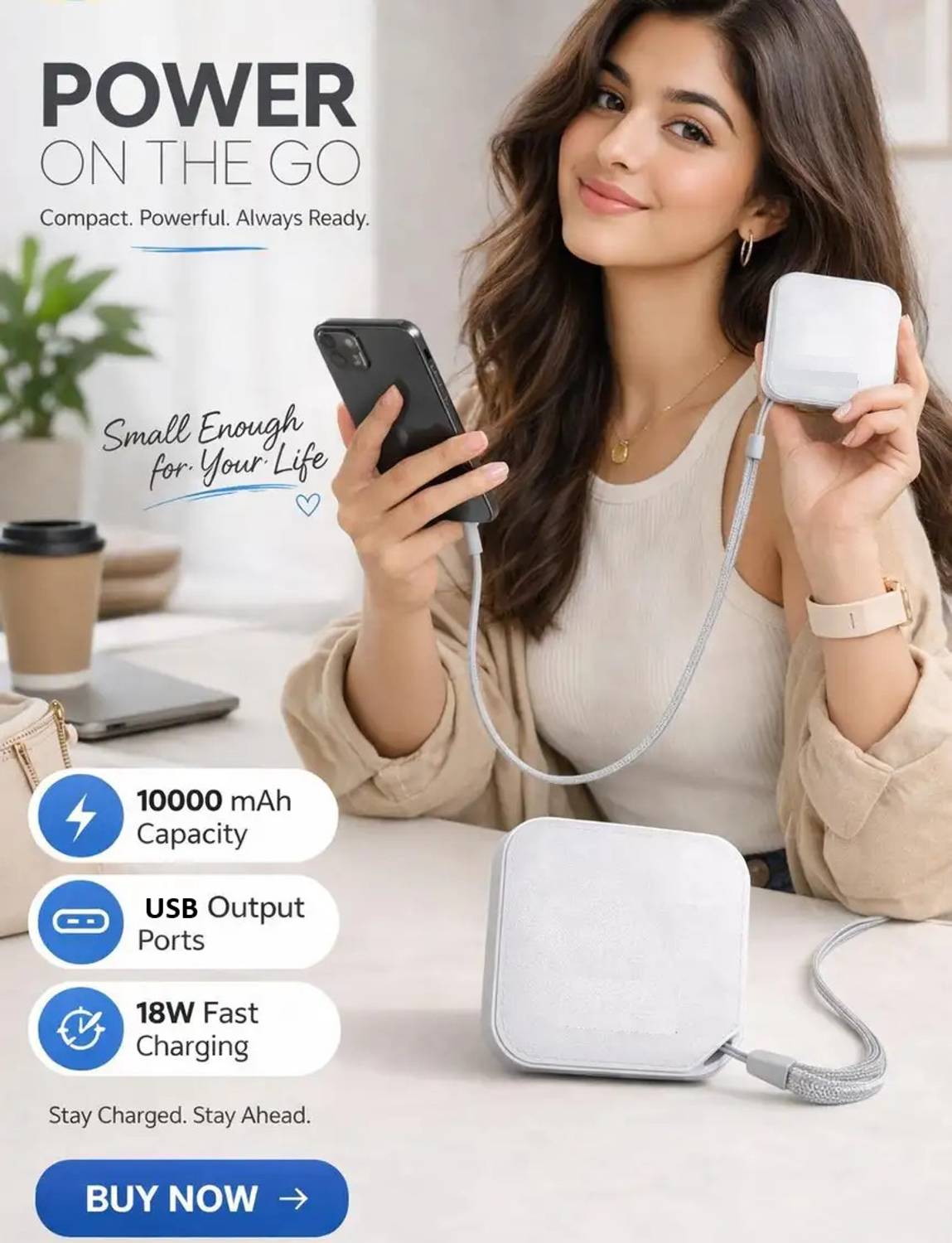 CallStar 10000 mAh 18W Power Bank - Image 3