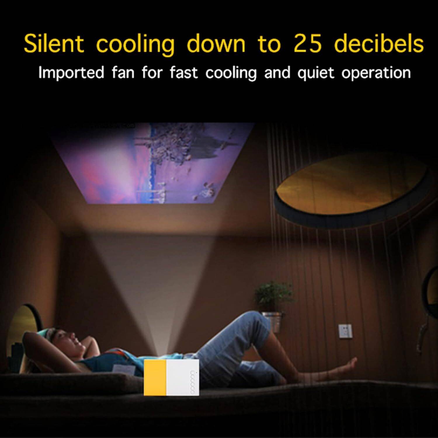 ENMORA LED Mini Projector HUC1 - Image 1