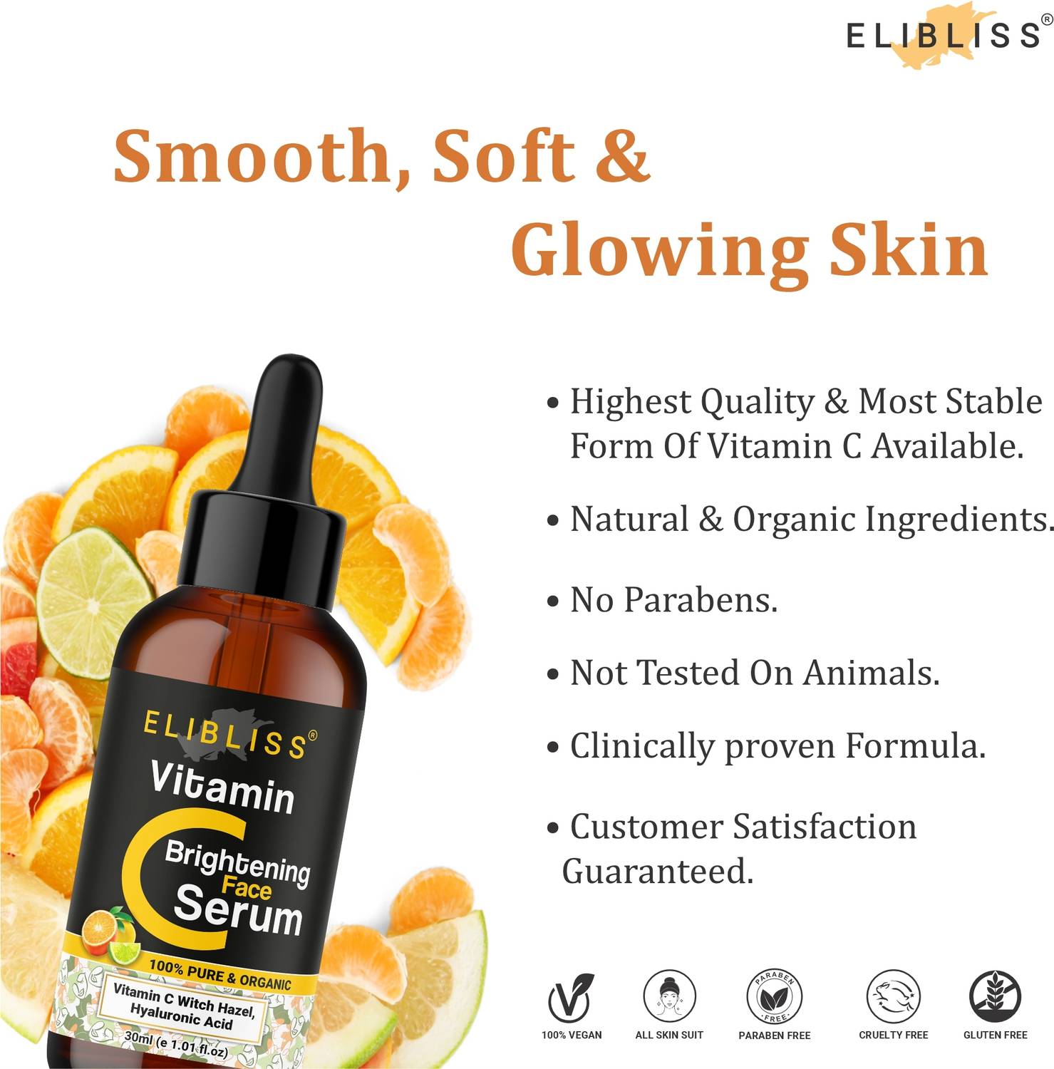 ELIBLISS Vitamin C Boost Face Wash and Serum Combo - Image 4