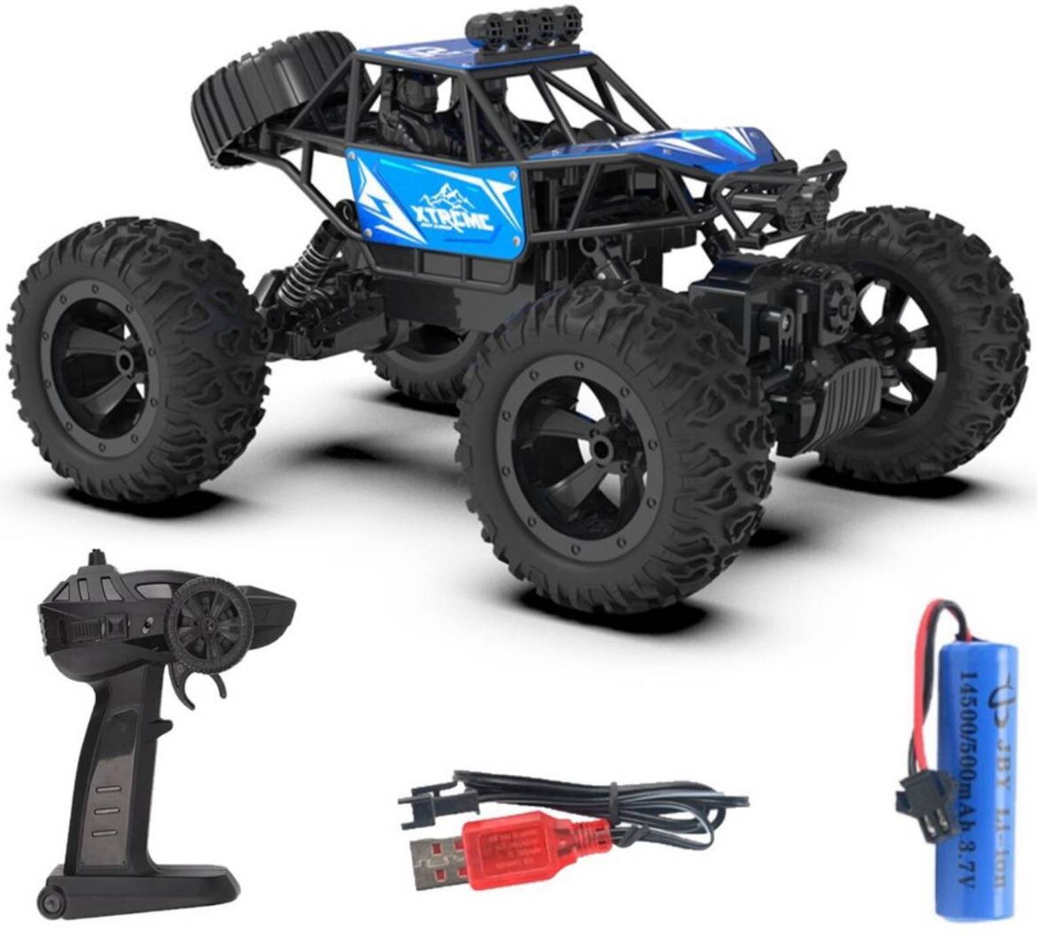 Xcillince toys Big Wheels Remote Control Monster Truck - Image 2