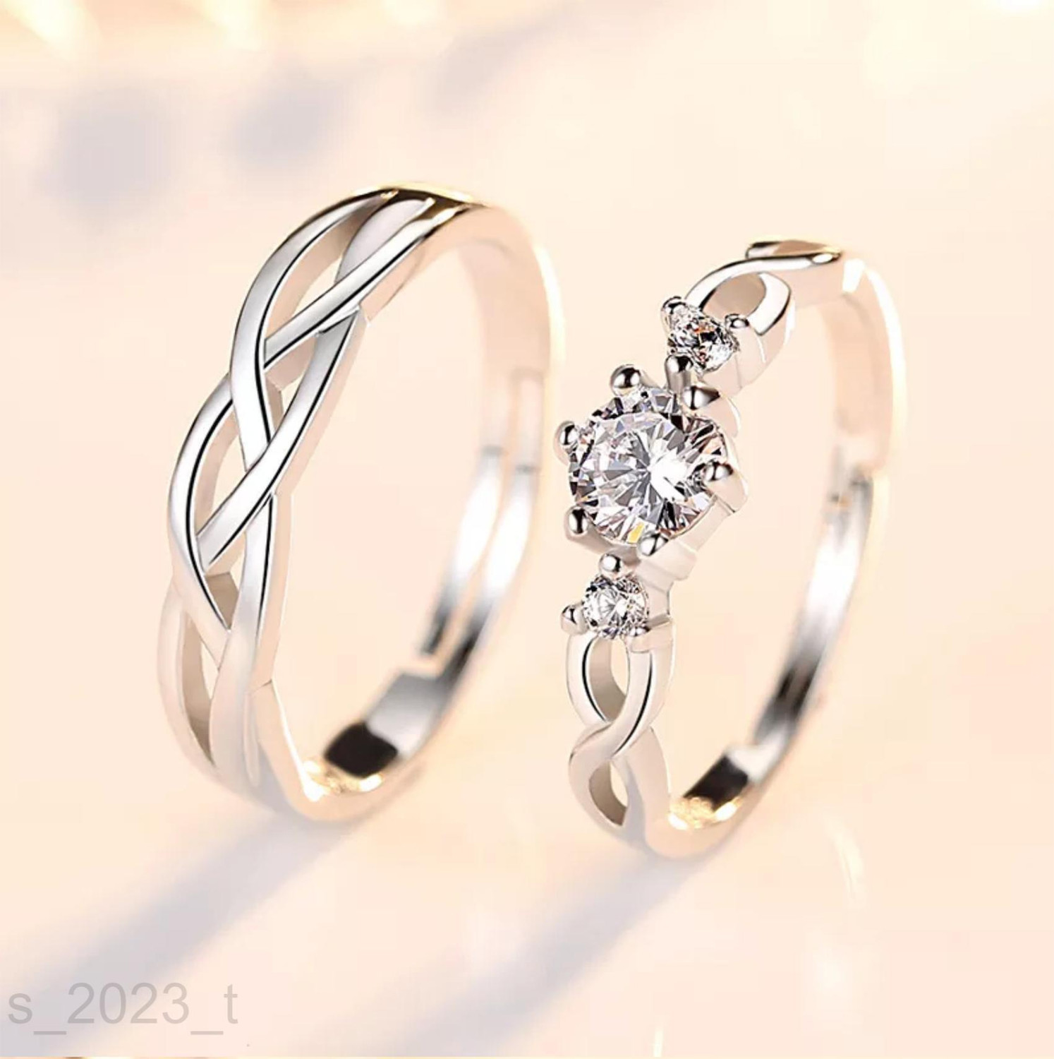 MegaValue Stainless Steel Ring Set