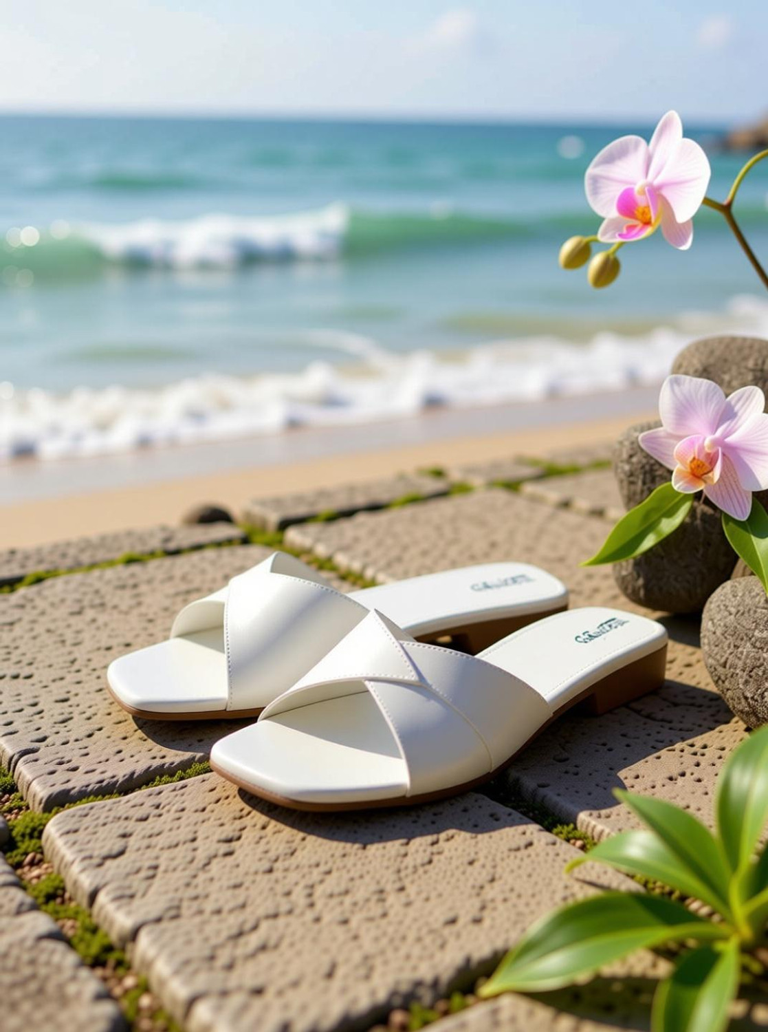 Merovesh Women White Flats