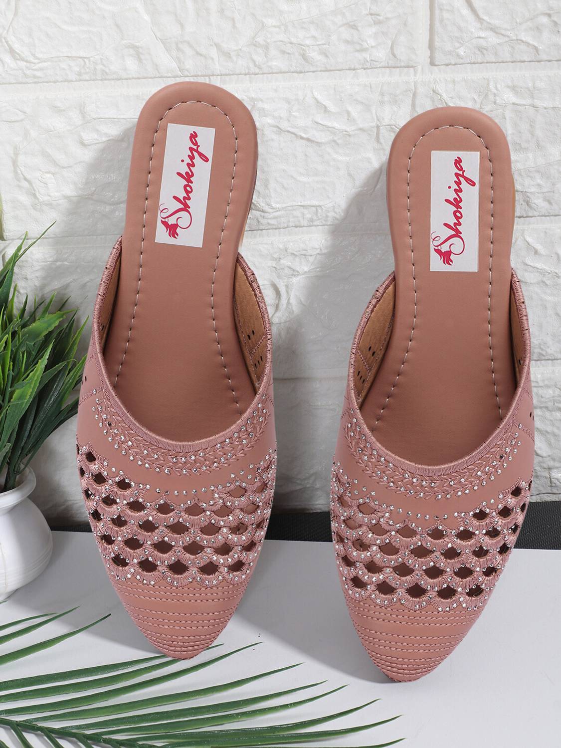 SHOKIYA Women Pink Flats - Image 3