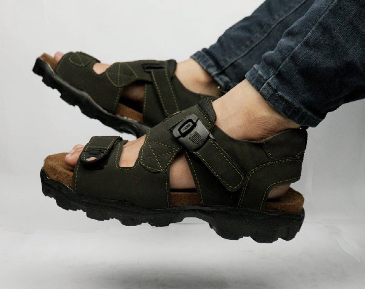 Shopsy Biggie Men Olive Brown Casual Shoes - Image 3