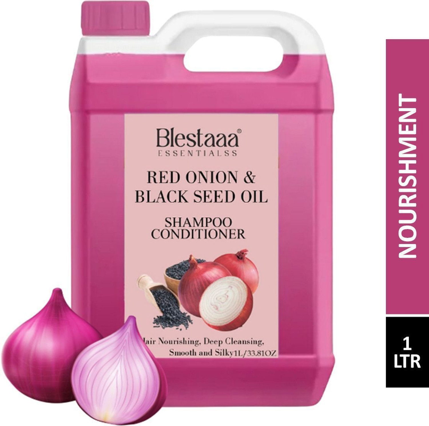 Blestaaa Essentialss Onion Shampoo with Onion & Plant Keratin for Hair Fall Control