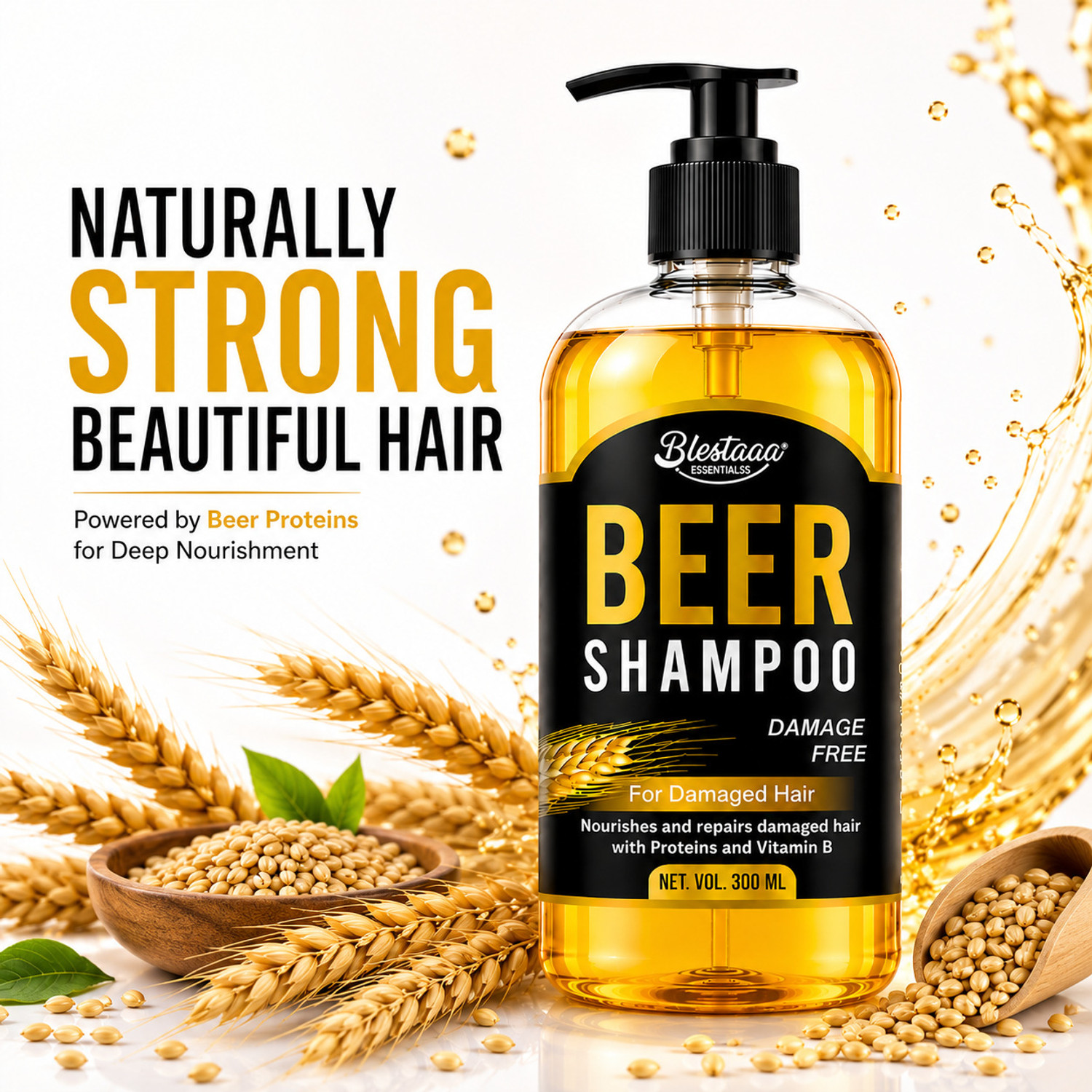blestaaa essentialss Hairfall Controal Keratin fillers Shampoo For Women