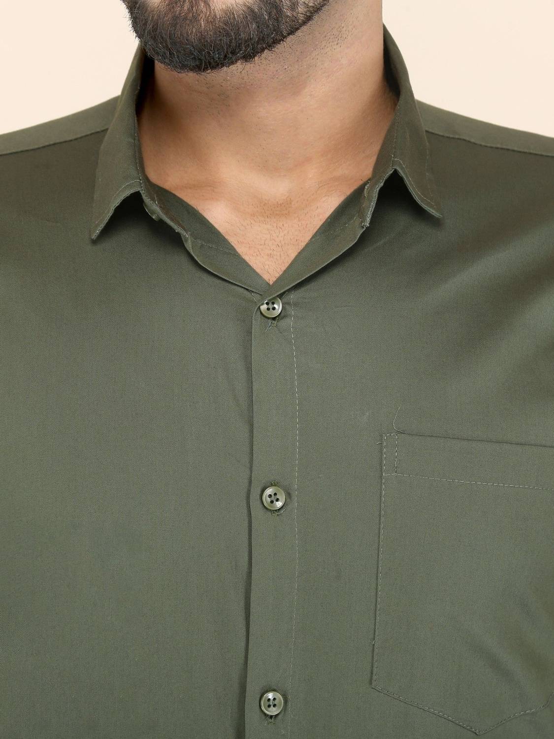 FUBAR Men Dark Green Casual Shirt - Image 4