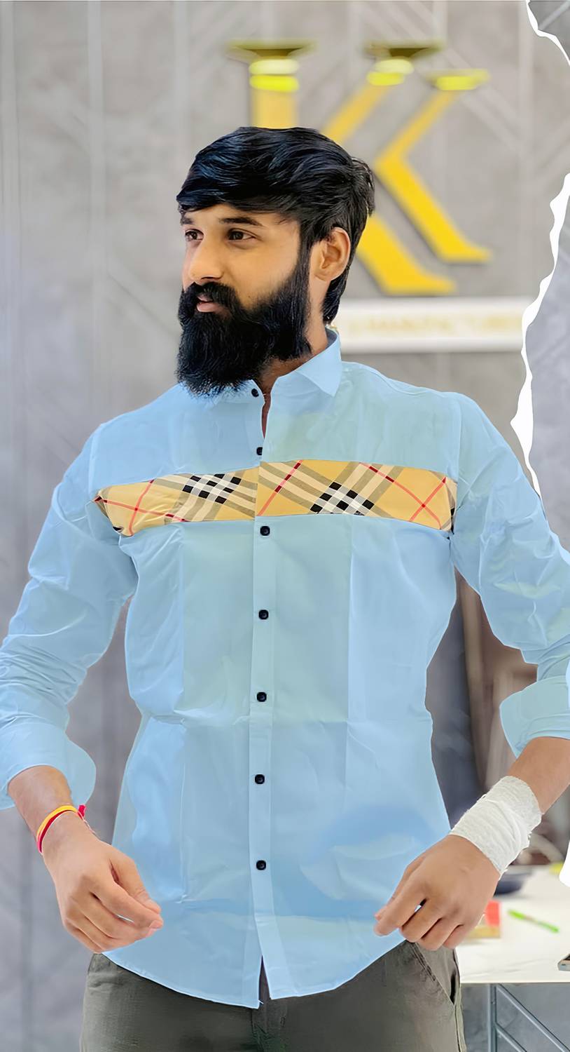 Fashion Corner Men Printed Casual White Shirt - Image 3