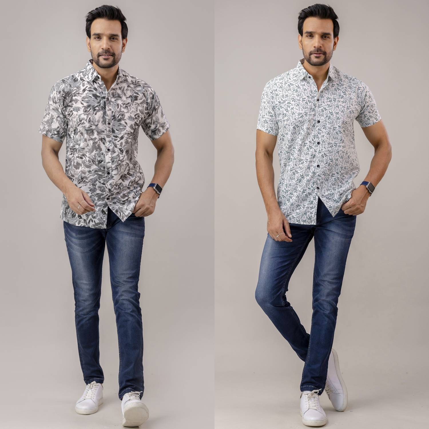 Auzaai Collection Men Multicolor Printed Shirt - Image 2
