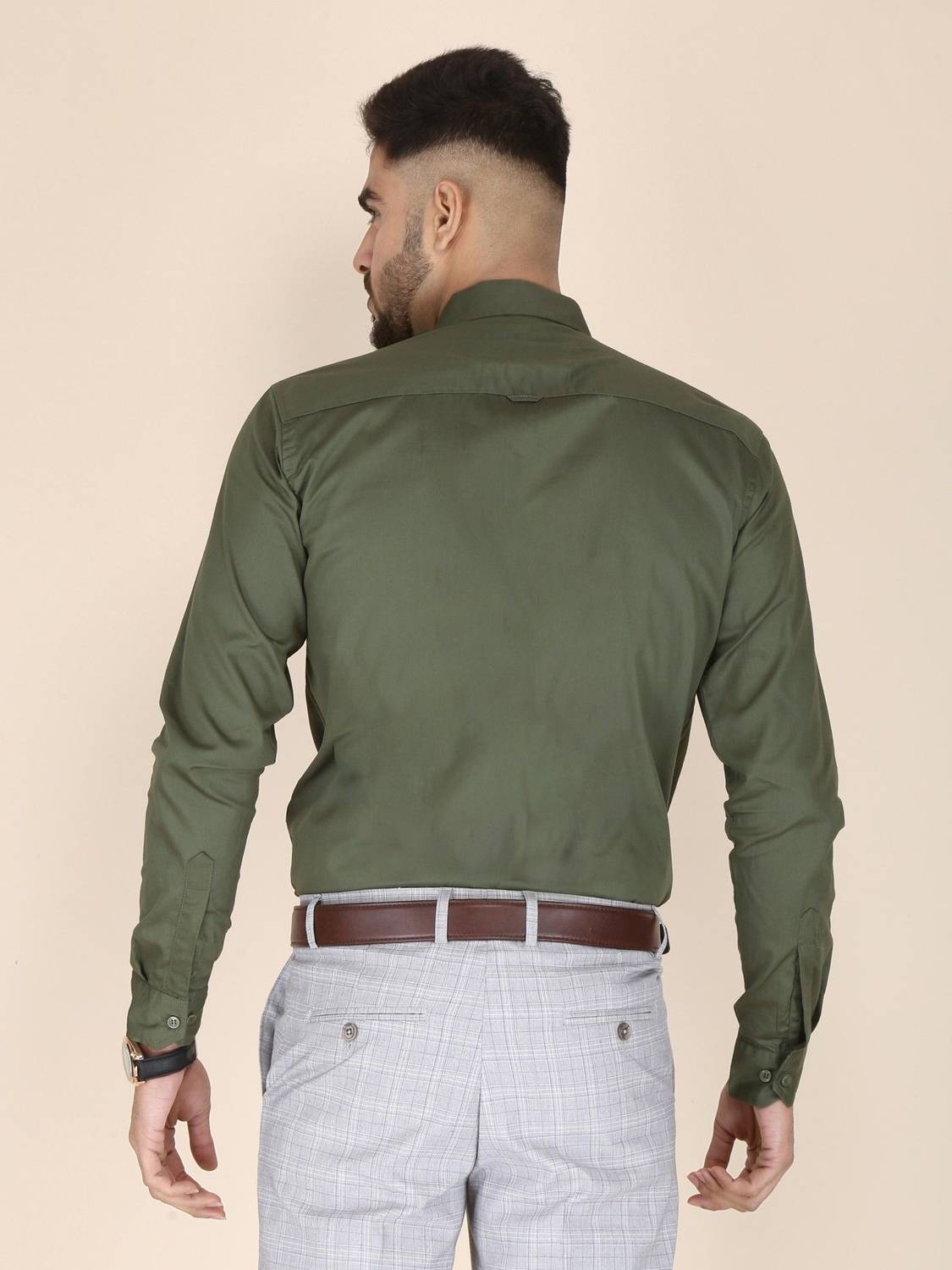FUBAR Men Dark Green Casual Shirt - Image 2