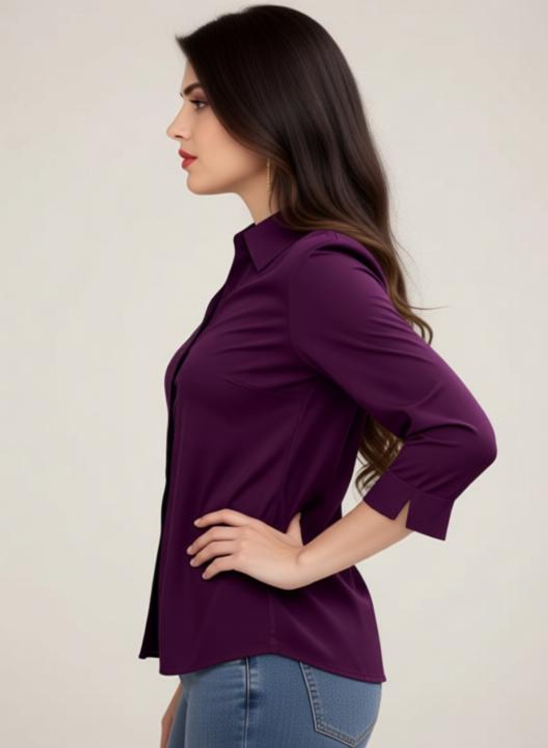Prieto Women Solid Formal Multicolor Shirt