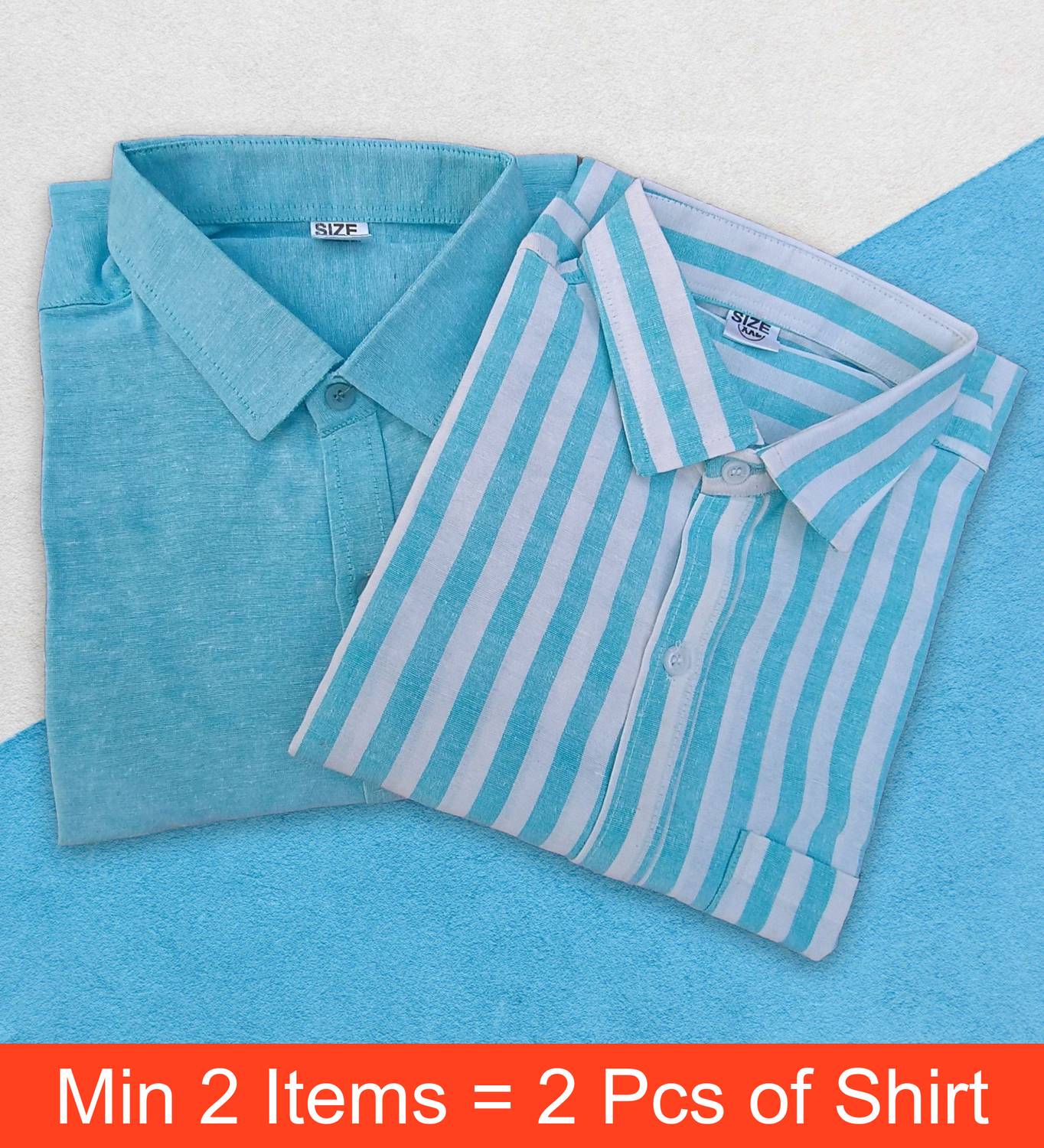 EVERYWEAR Men Striped Formal Blue Shirt