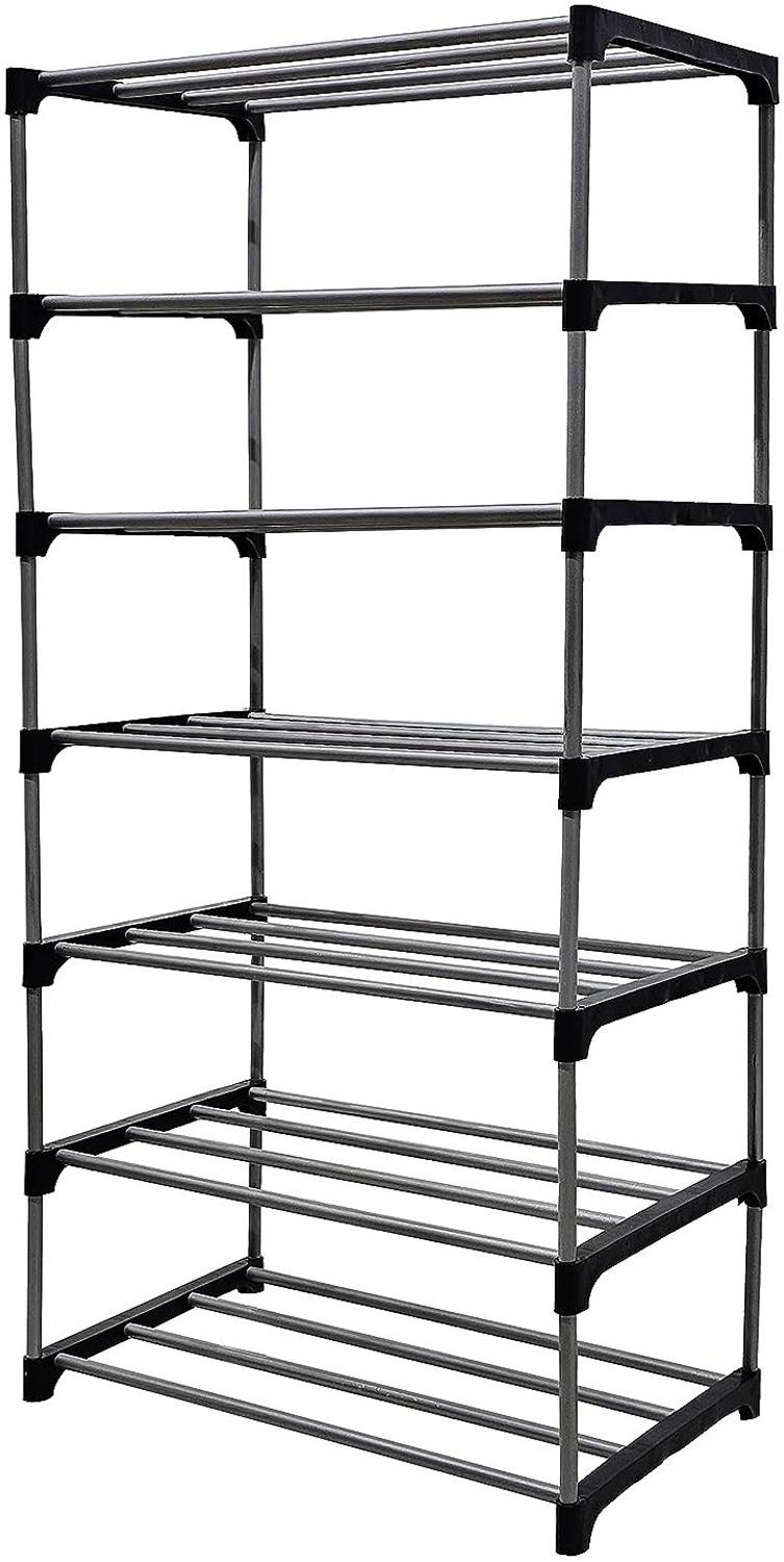 EXPOSURE 7 Layer Black Collapsible Shoe Stand - Image 4