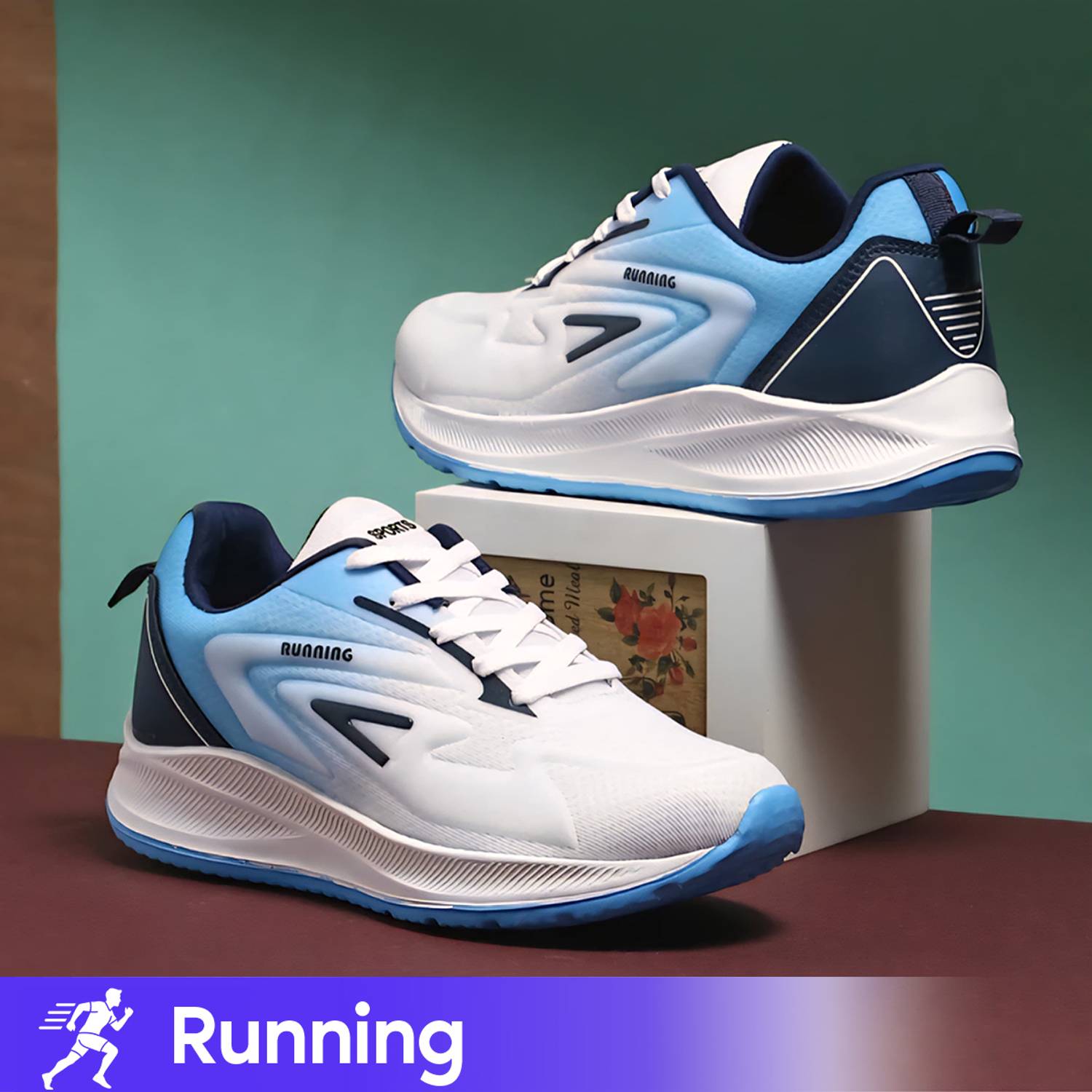 Cogs Men's High Flexibility Running Shoes - Image 1