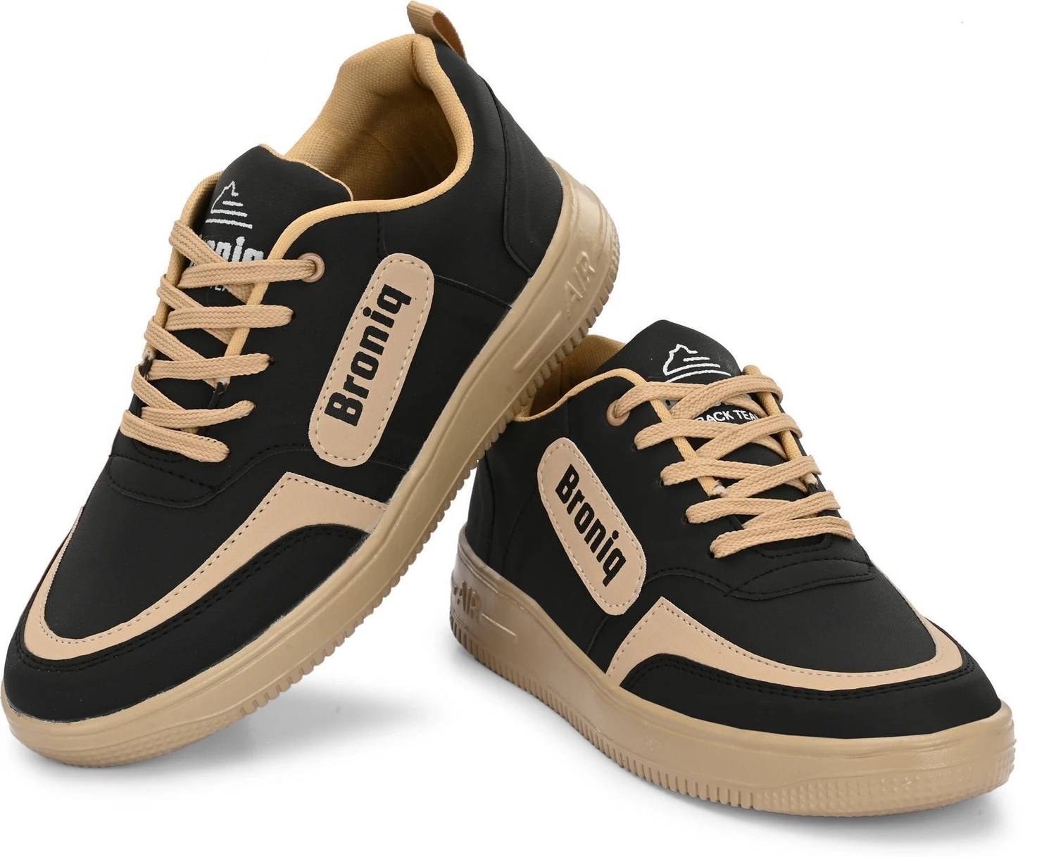 BRONIQ Black Kills Casual Sneakers for Men - Image 2