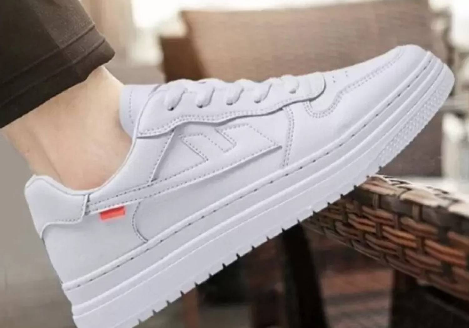 BRANTLEY Widget Casual Sneakers White - Image 3