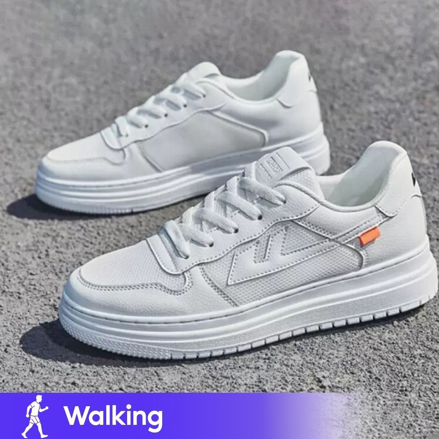 MYSTERYSHOP Waulkers White Running,Walking,Training,Sports Shoes,Casual shoe Sneakers For Men