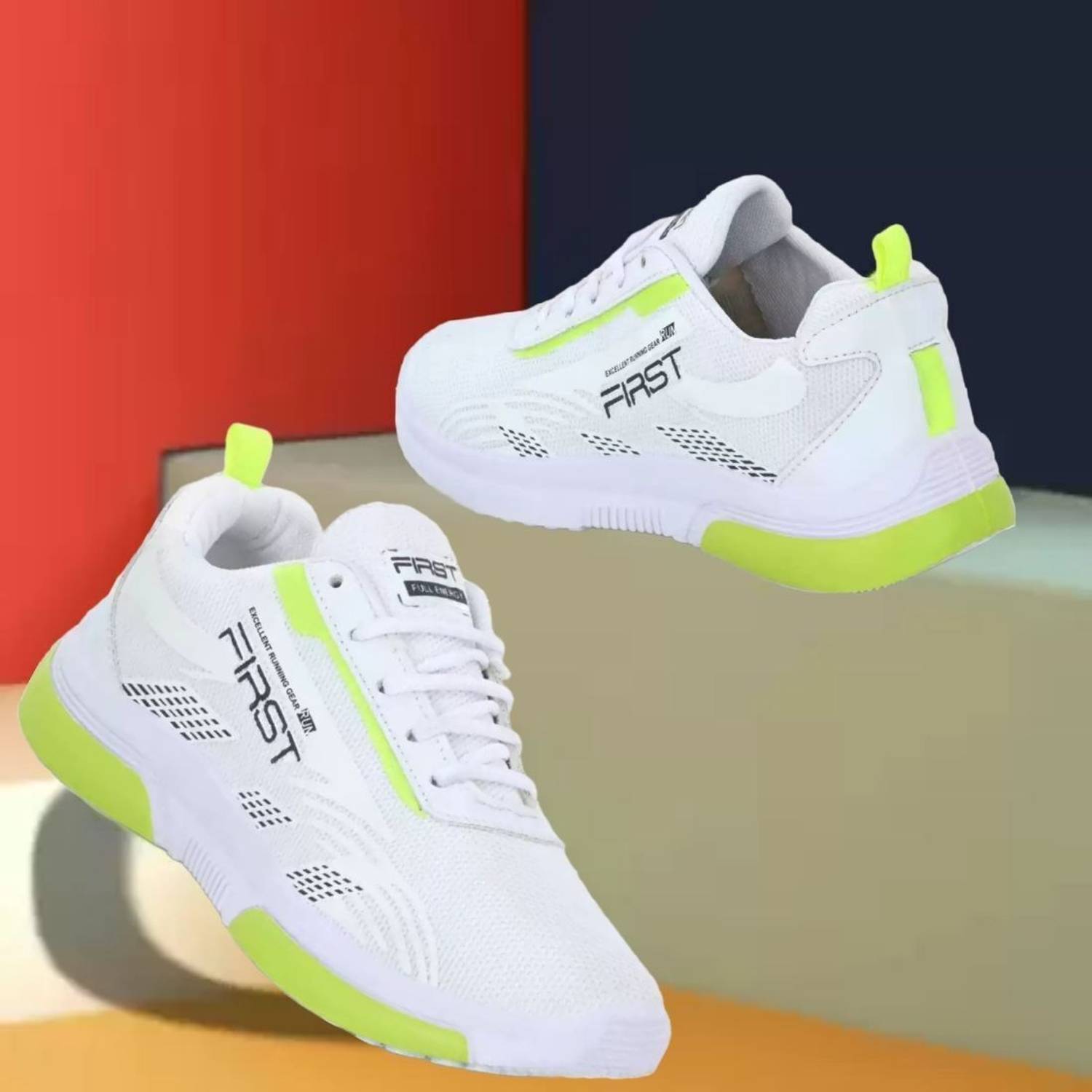 jootiyapa Trendy Walking Comfortable Sports Shoes For Men (White) Walking Shoes For Men - Image 1
