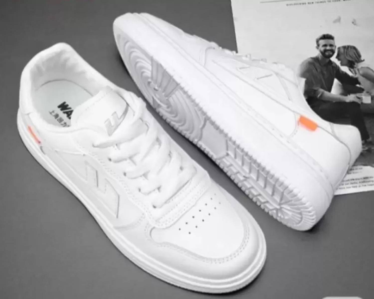 BRANTLEY Widget Casual Sneakers White - Image 4