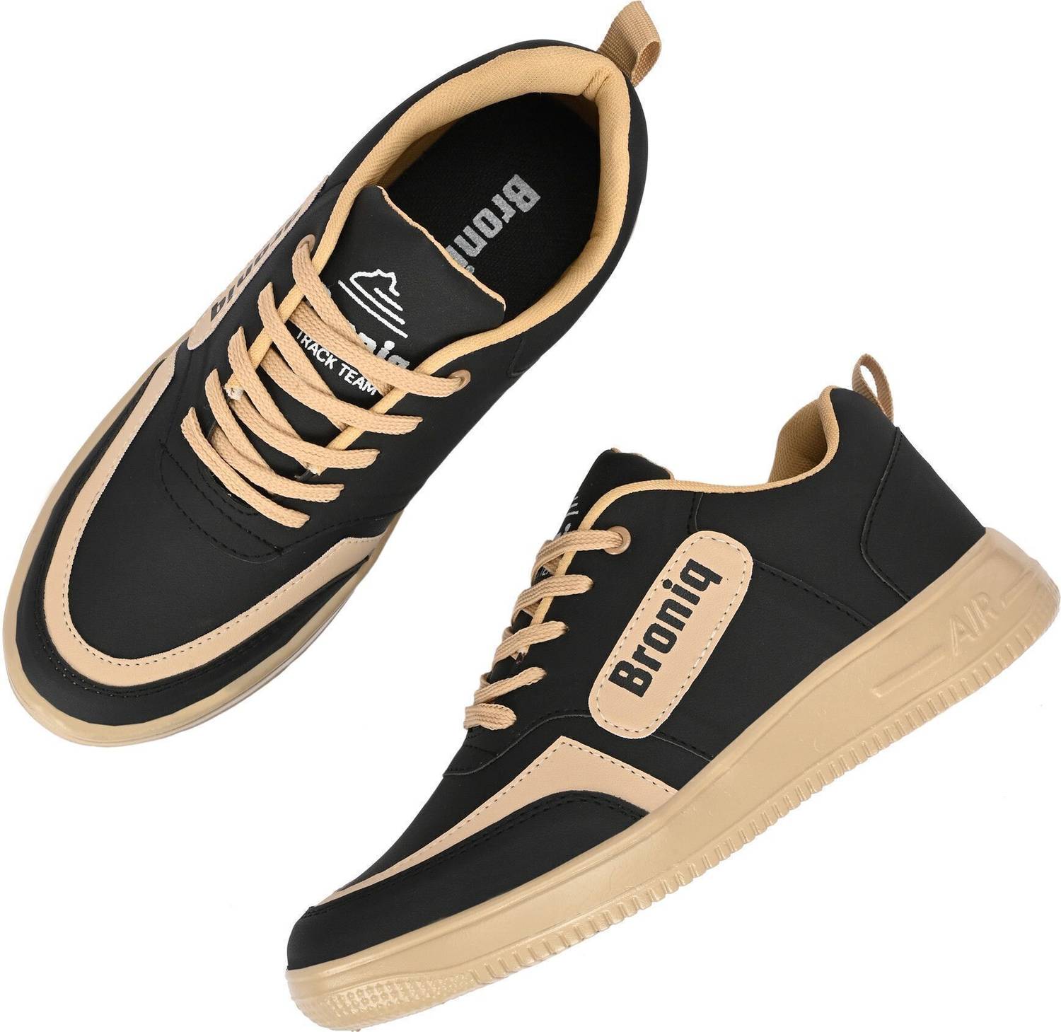 BRONIQ Black Kills Casual Sneakers for Men - Image 4