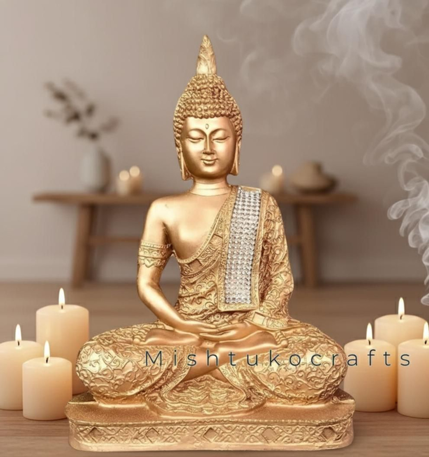 Mishtukocrafts s101 25 cm Religious Idol & Figurine