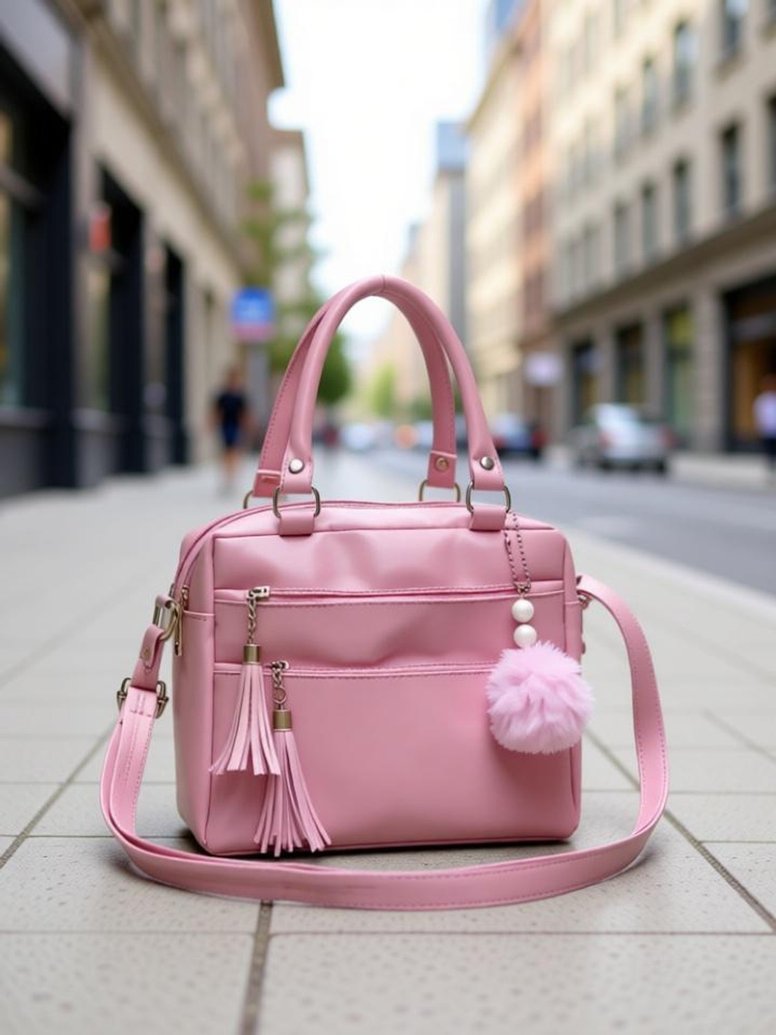ZaraIchoice Pink Sling Bag ZaraIchoice Pink Women Hand-held Bag - Regular Size