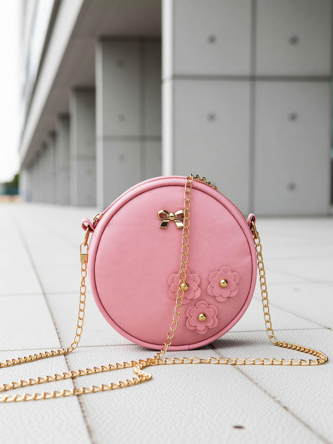MegaValue Pink Sling Bag Stylish Sling Bag for Girls