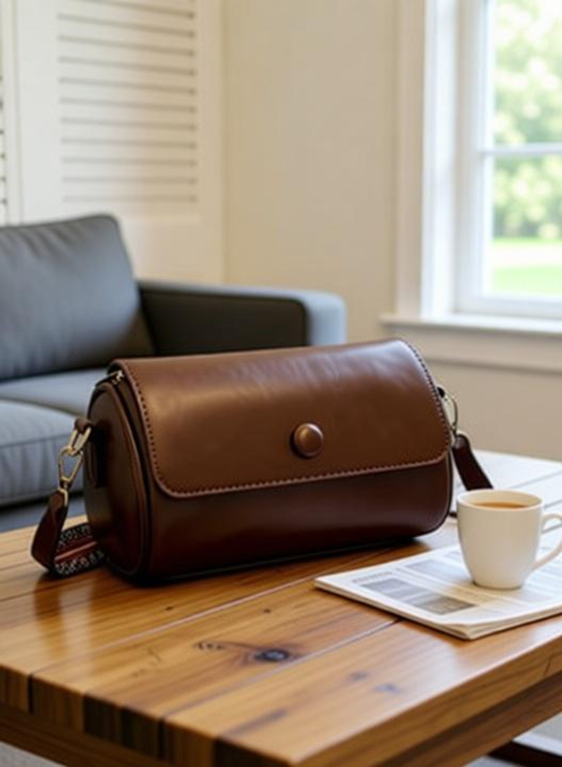 RABB Brown Sling Bag Ladies Handbag party wear for girls and women