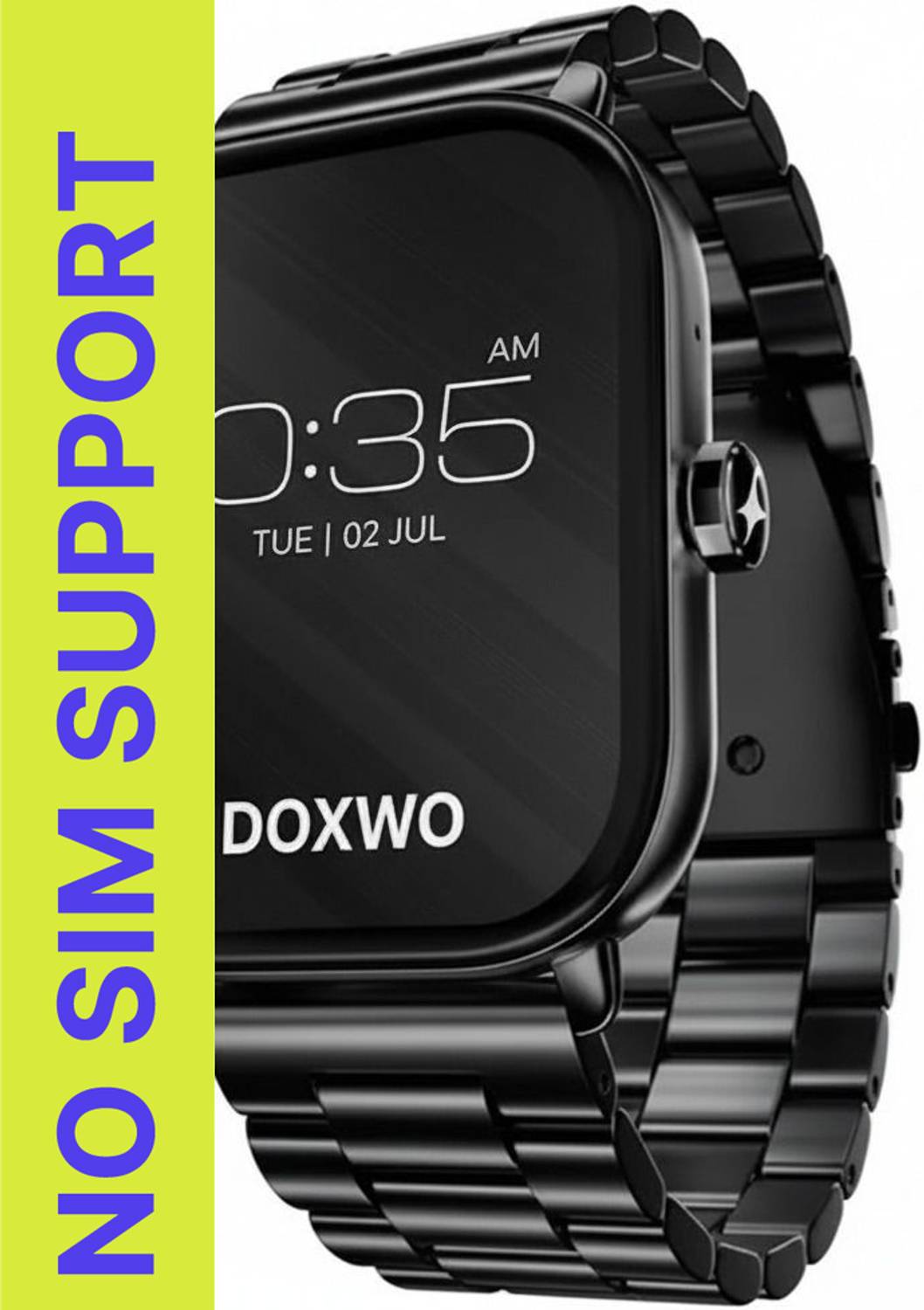 DOXWO H9 Metal AMOLED Fitness Smartwatch - Image 1