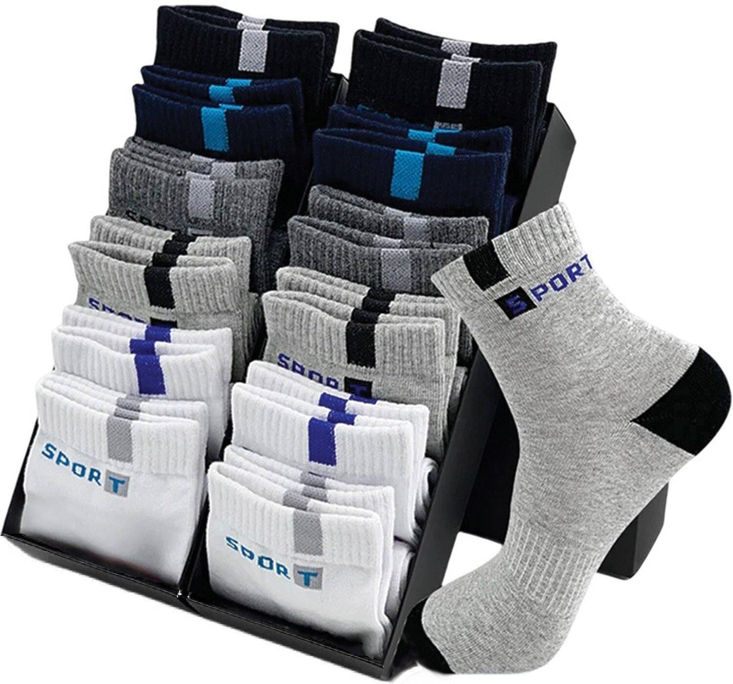 PALMLON Men Color Block Ankle Length - Image 2
