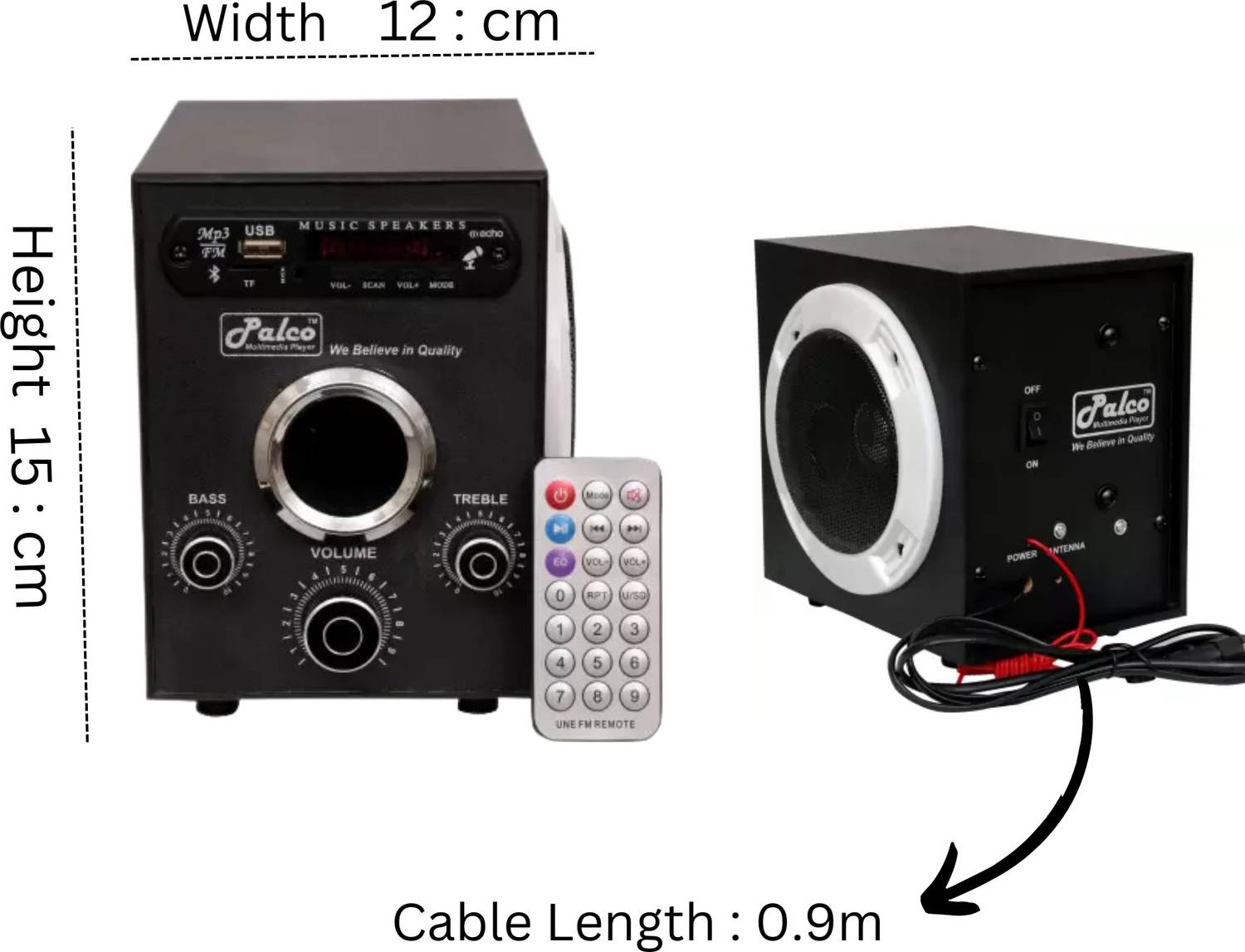 palco sound system 1 10W Bluetooth Home Theatre - Image 4
