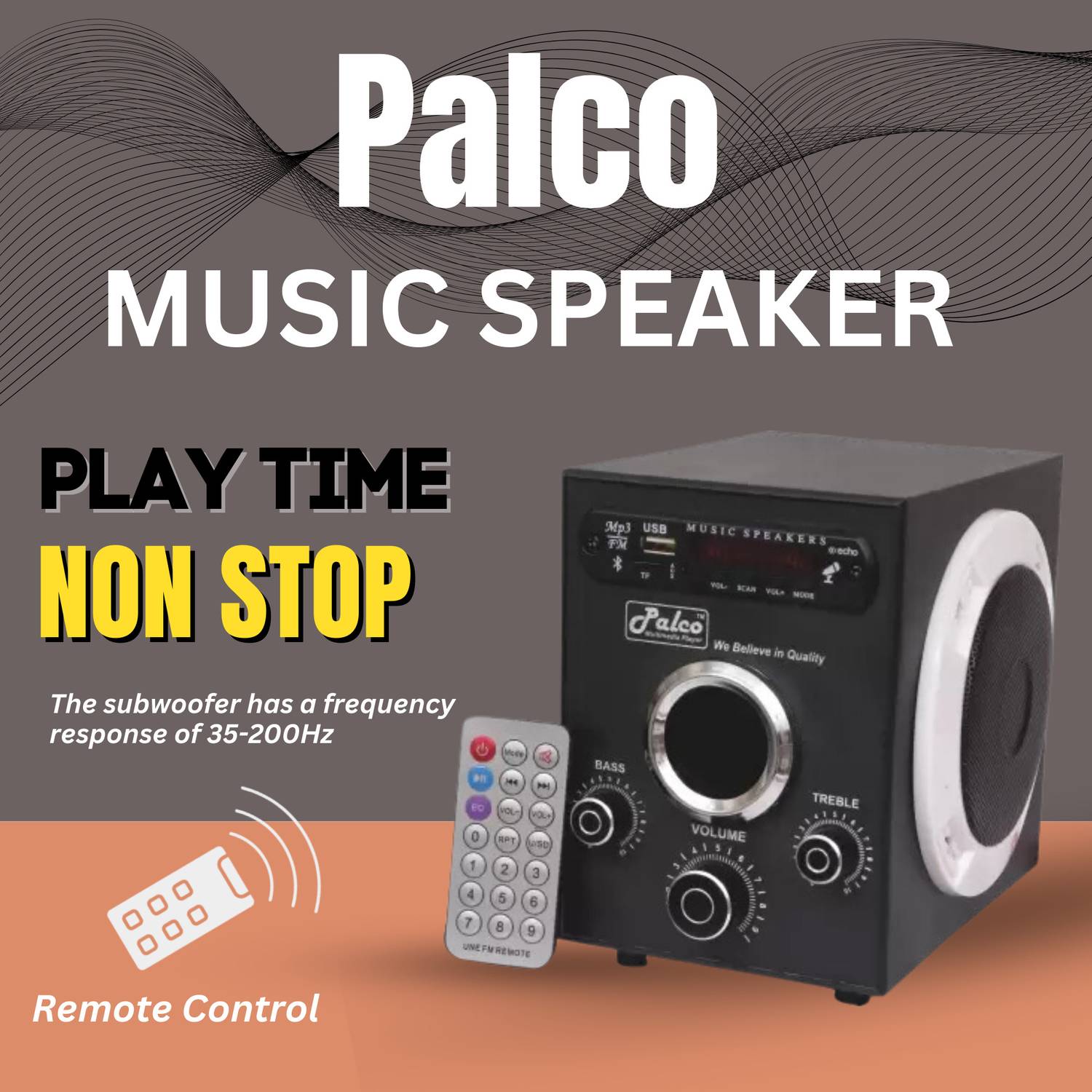 palco sound system 1 10W Bluetooth Home Theatre - Image 5
