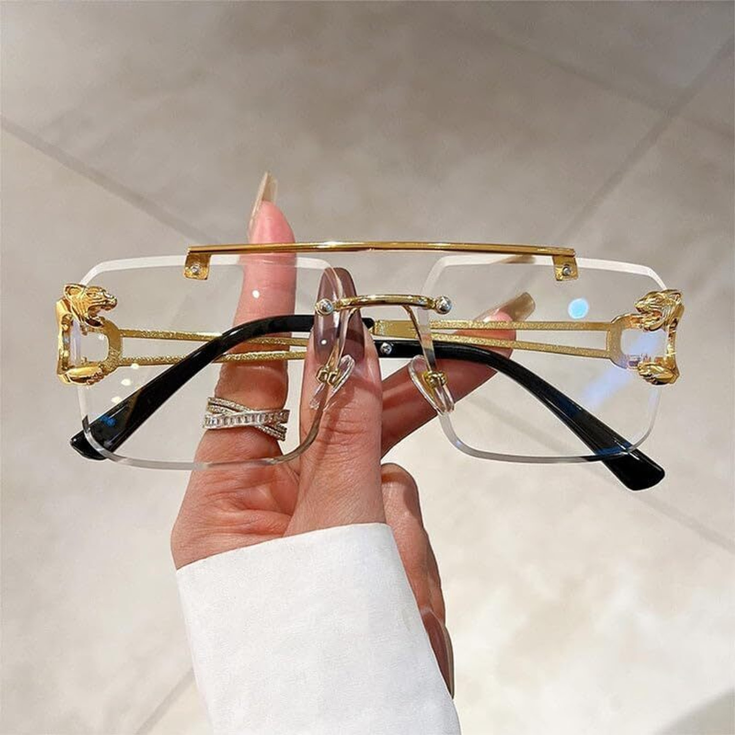 AKAYI Retro Square Sunglasses