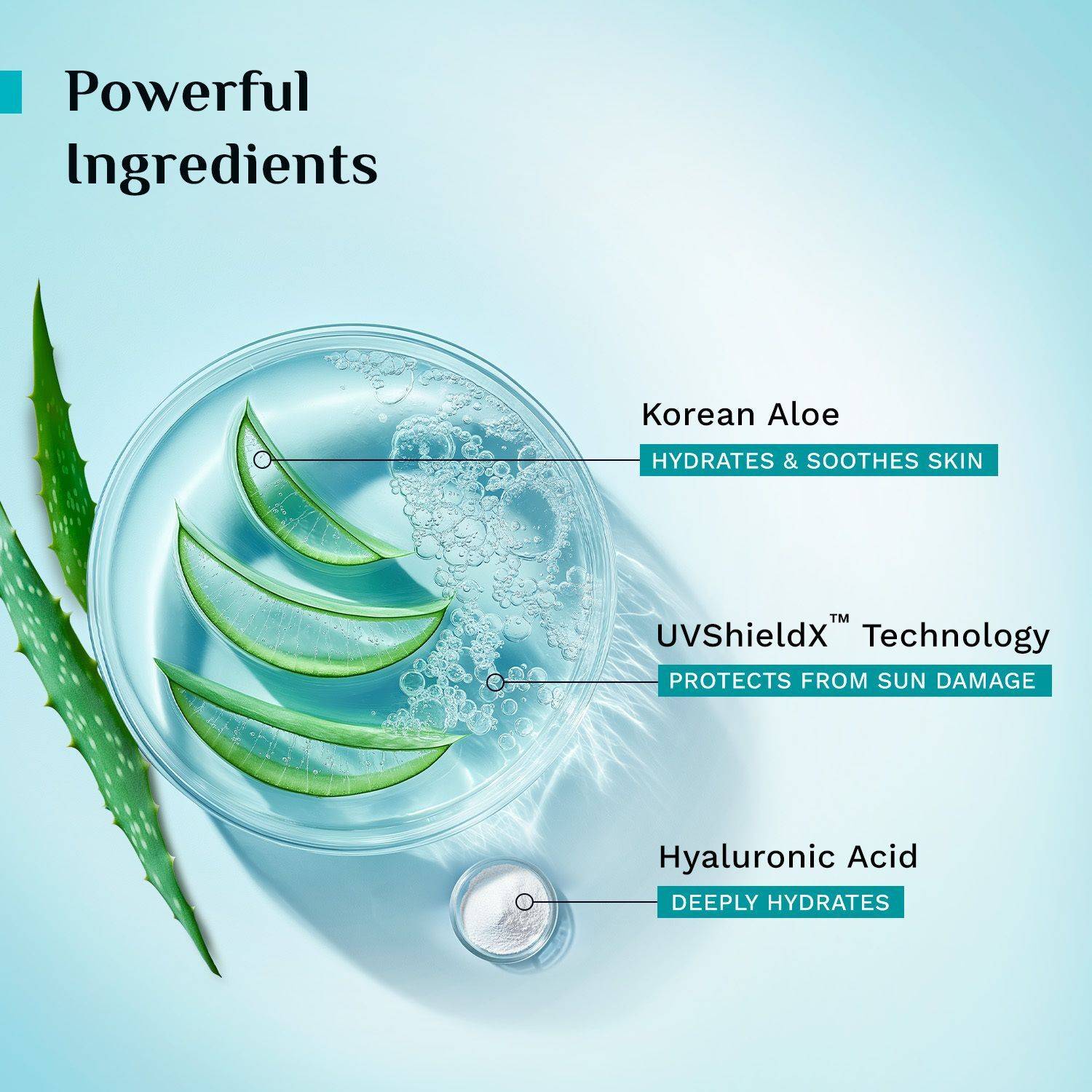Pilgrim Korean Aloe Cooling Matte Gel Sunscreen SPF 50+ - Image 4