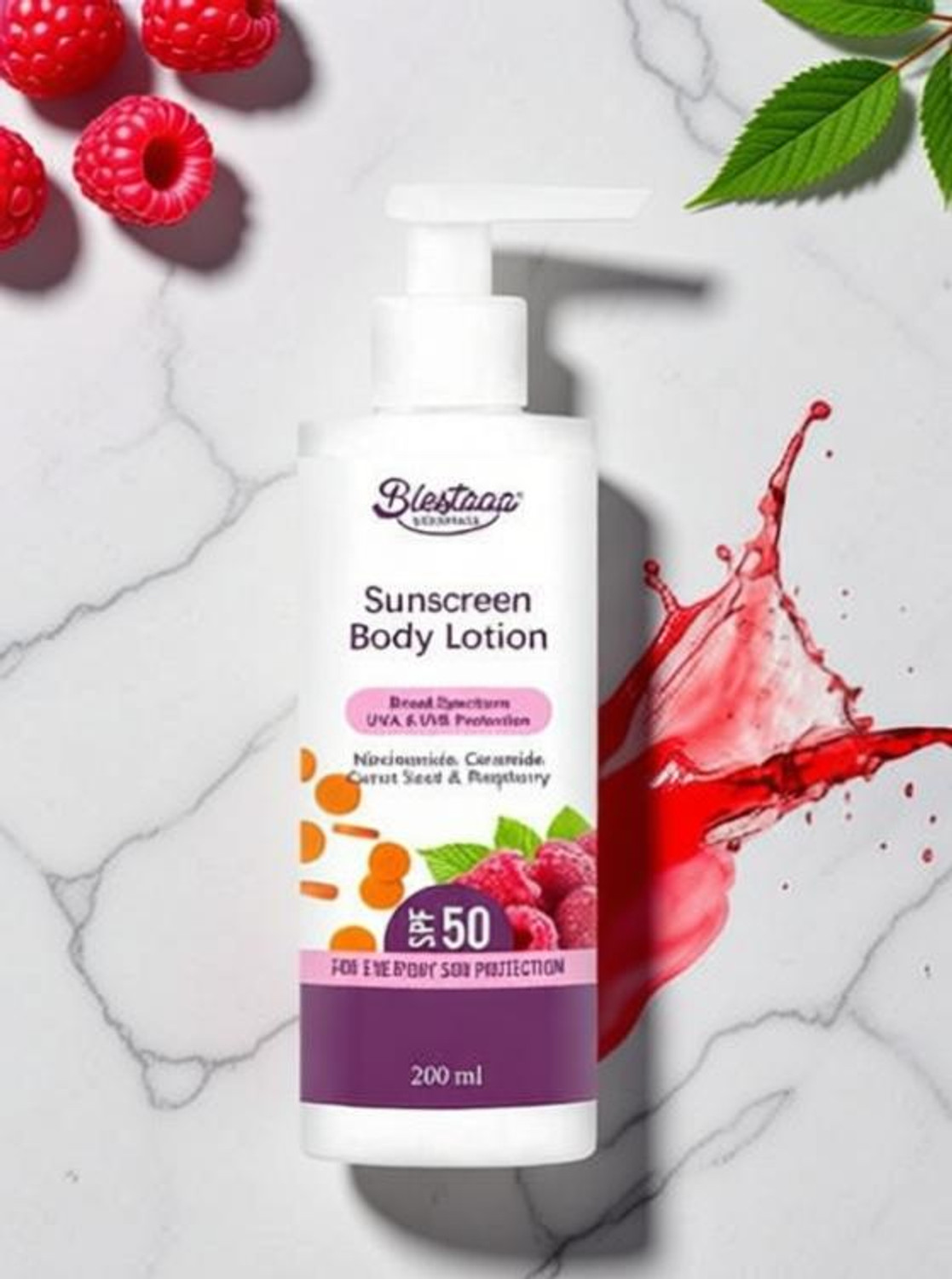 blestaaa essentialss Sunscreen & Tan Block Lotion - SPF 50 PA++++