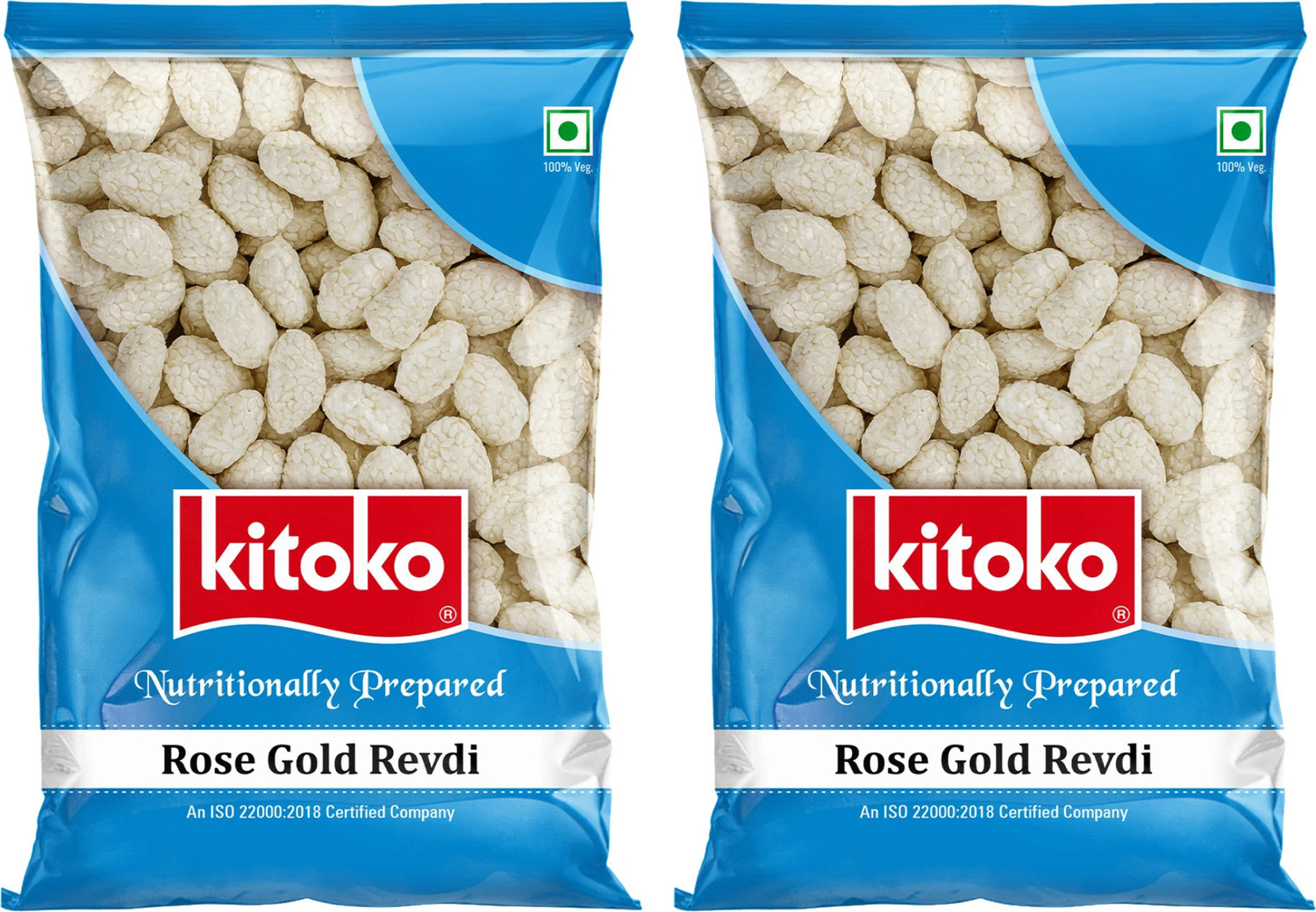 KITOKO Rose Gold Revadi | Crunchy Rewari | Til Candy | Sesame Sweet | Til Rewadi Pouch Pouch