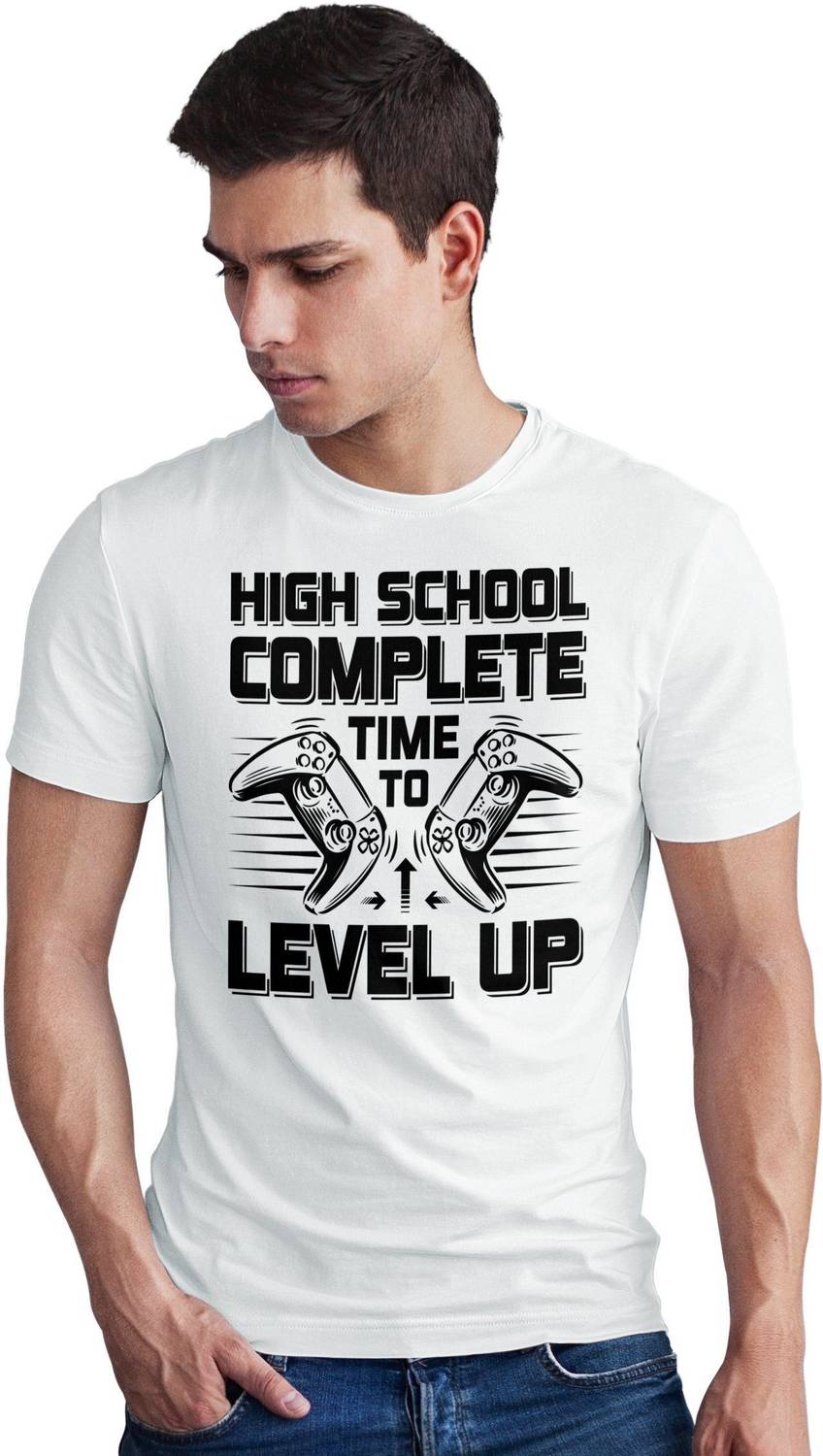 Seek Buy Love Printed Men White T-Shirt