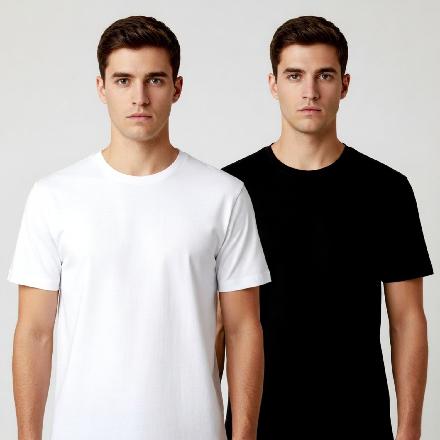 TIGERSNAKE Printed Men White, Black T-Shirt