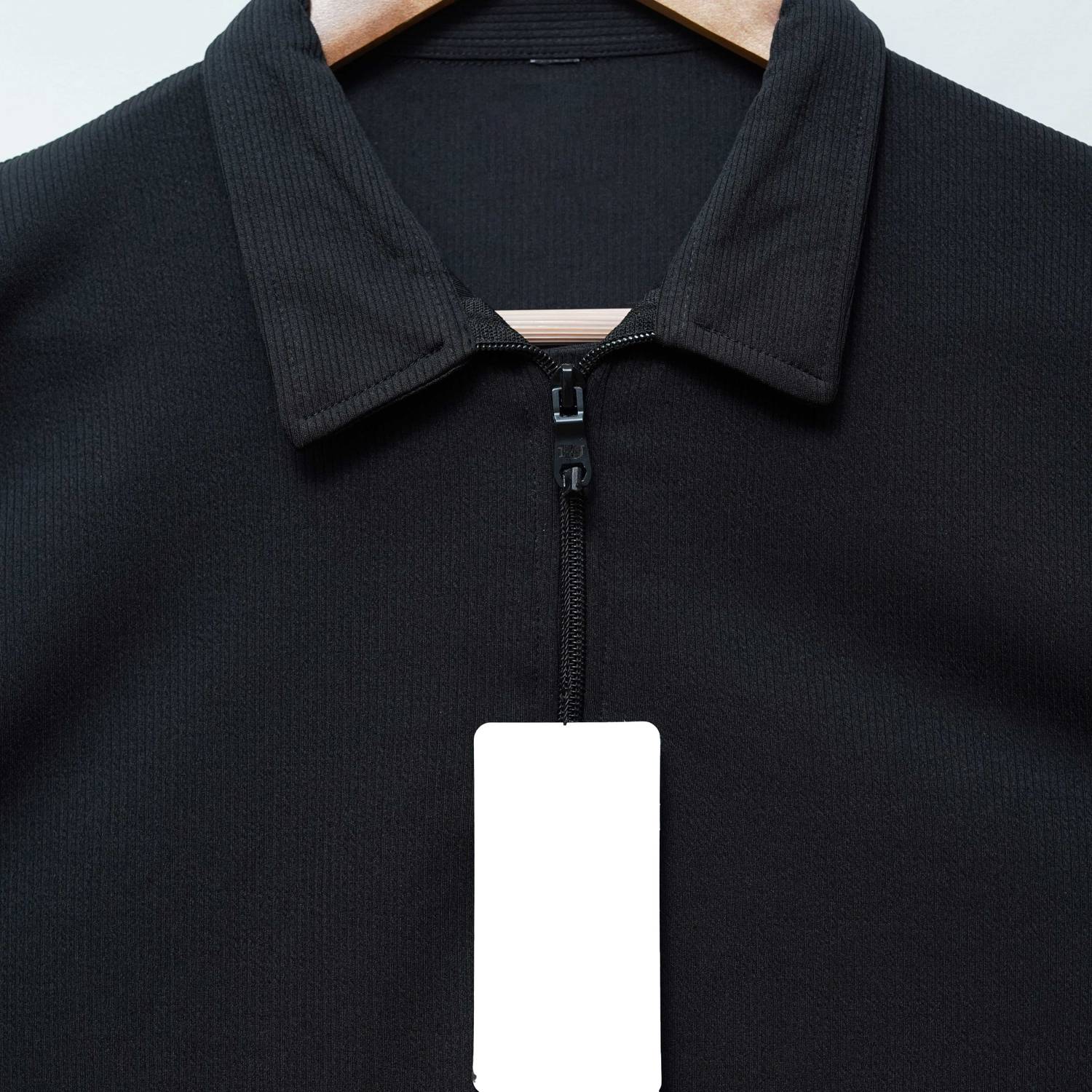 POPLENS Self Design Men Black T-Shirt - Image 3